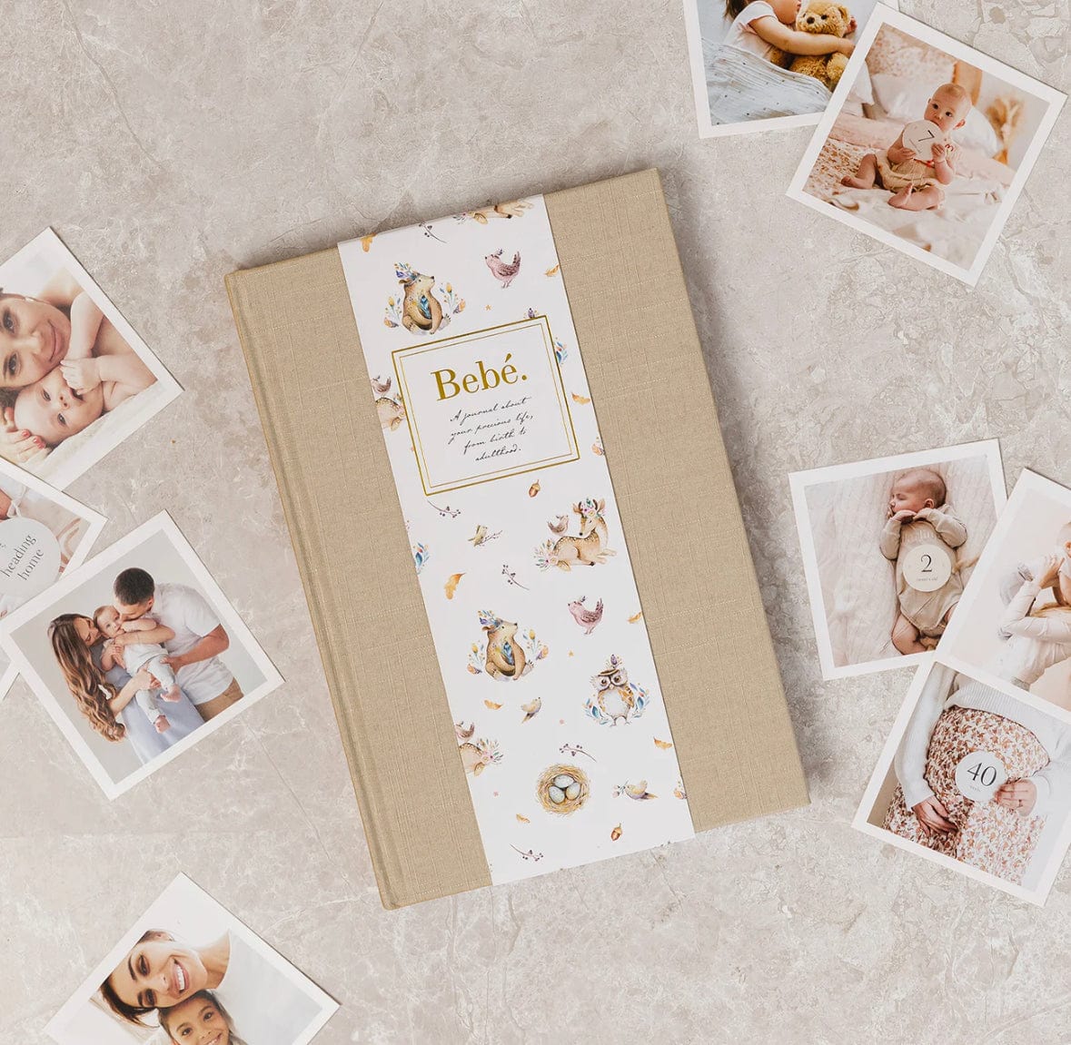 Bebe Baby Book with Keepsake Box and Pen in 3 Colours by Truly Amor