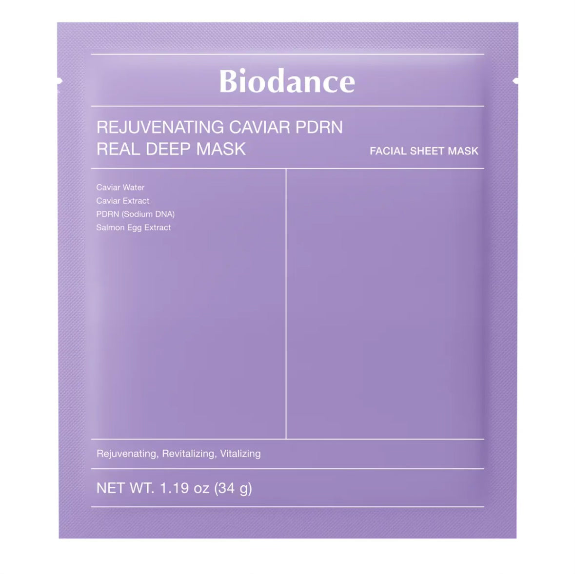 BIODANCE Rejuvenating Caviar PDRN Real Deep Mask by Biodance