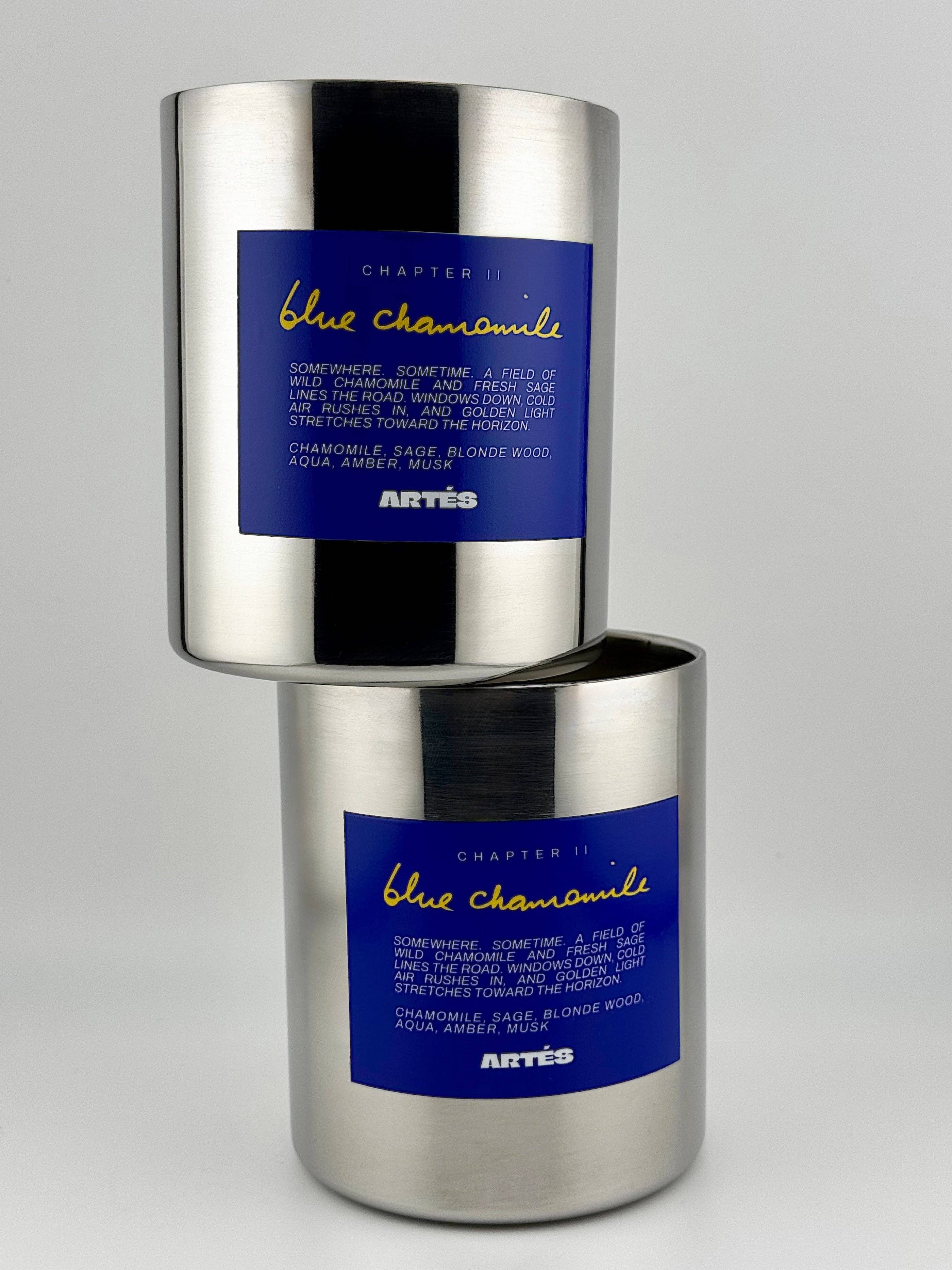 BLUE CHAMOMILE Signature Scented Candle - Chapter II 320G Chapters Candle by ARTES