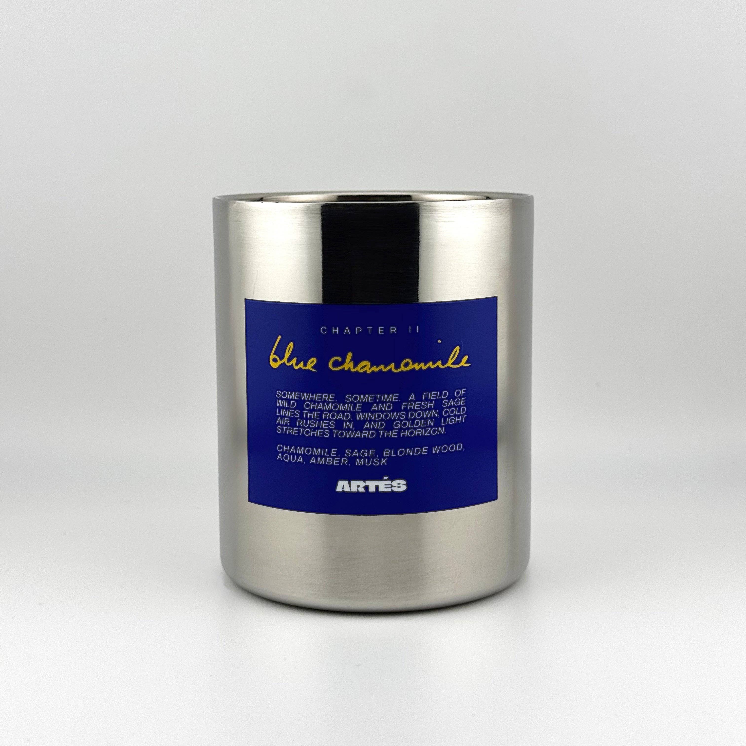 BLUE CHAMOMILE Signature Scented Candle - Chapter II 320G Chapters Candle by ARTES