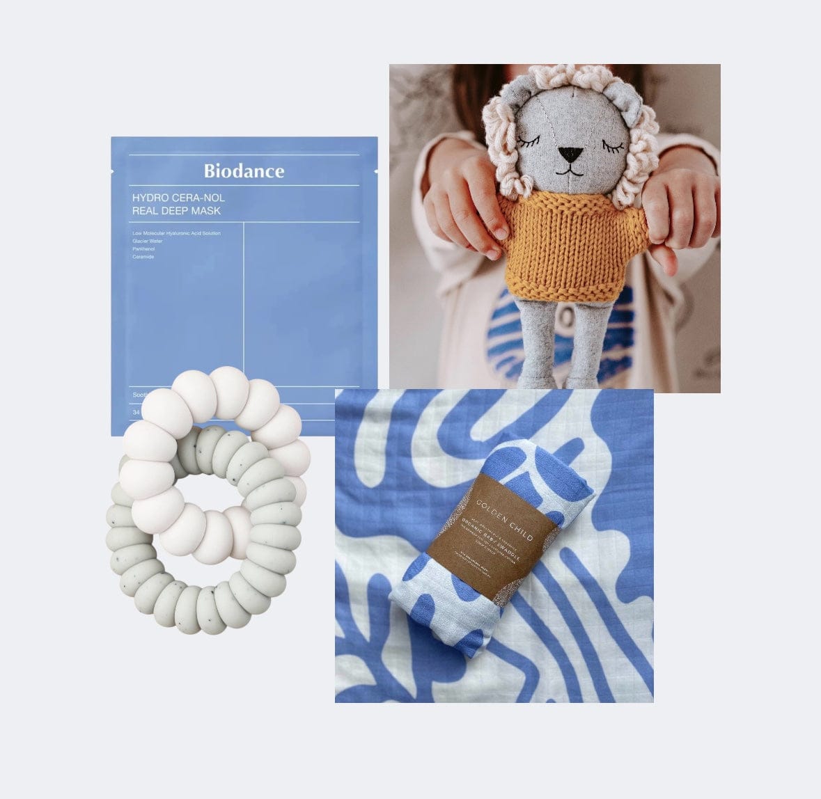 Blue Days Baby Gift Box by Claya