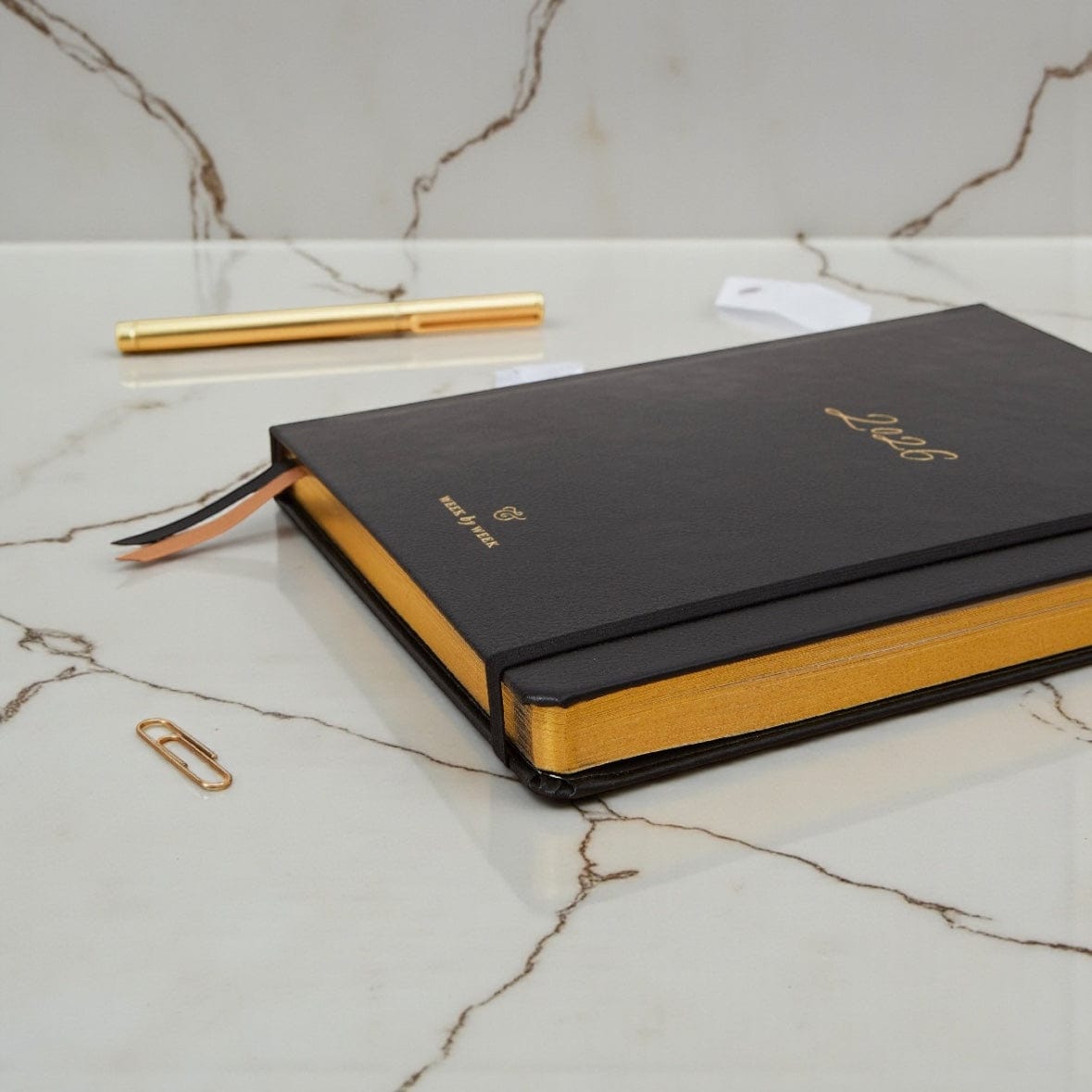 Blush & Gold 2026 Black Weekly Planner- PRE-ORDER ONLY. SHIPS FROM CLAYA TO YOU END OF DECEMBER by Blush And Gold