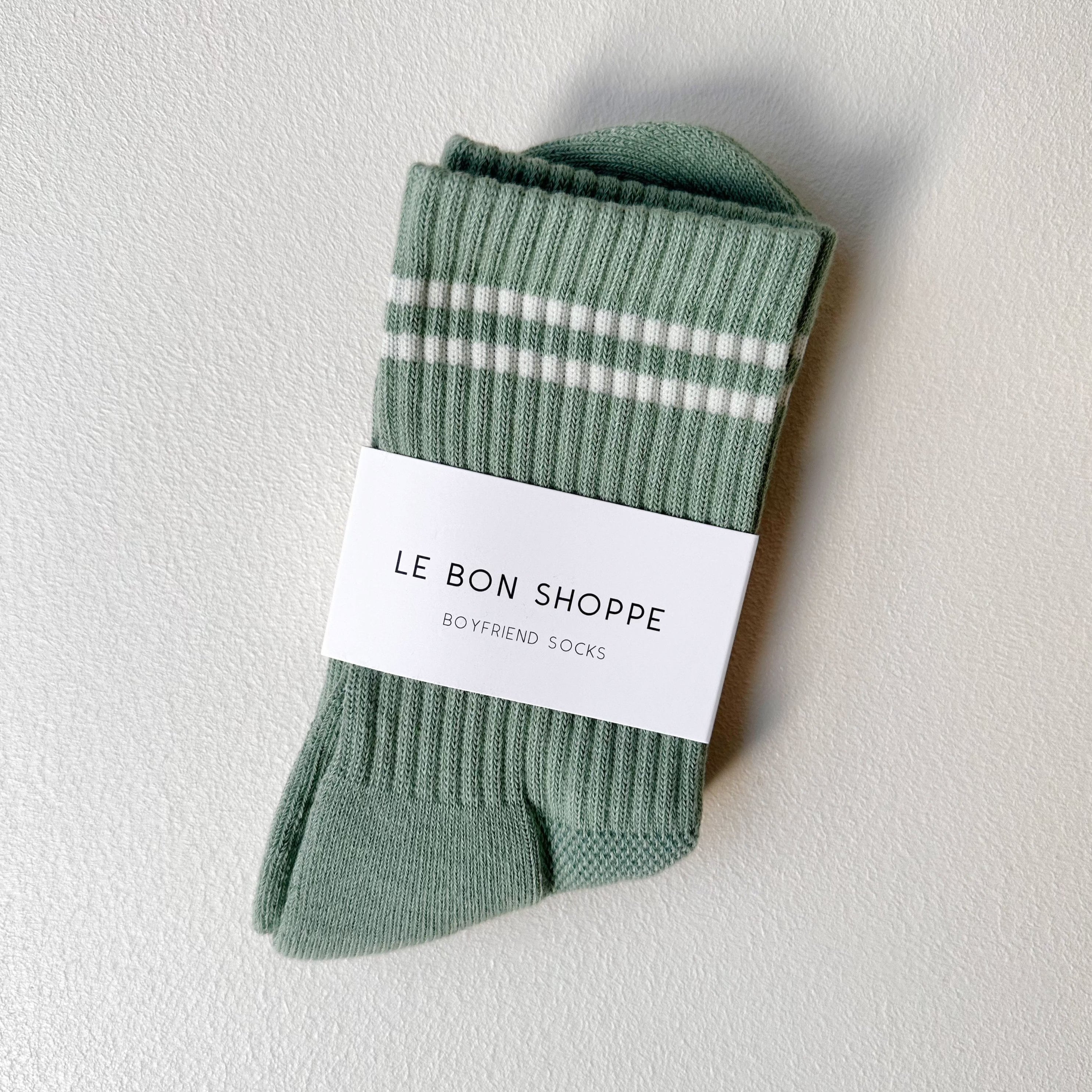 Boyfriend Socks - 4 colours Meadow by Le Bon Shoppe
