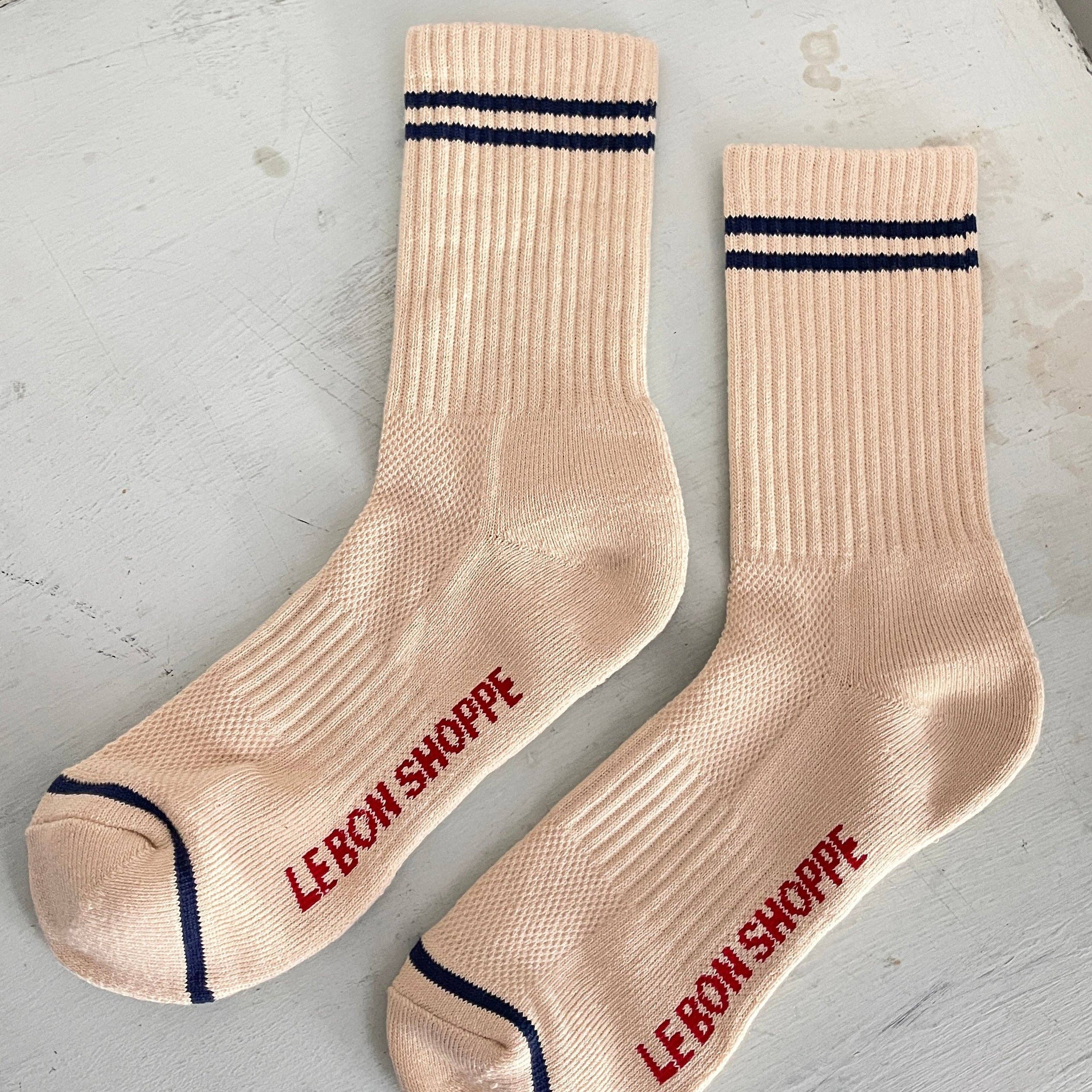Boyfriend Socks (wholesale) Cashew by Le Bon Shoppe