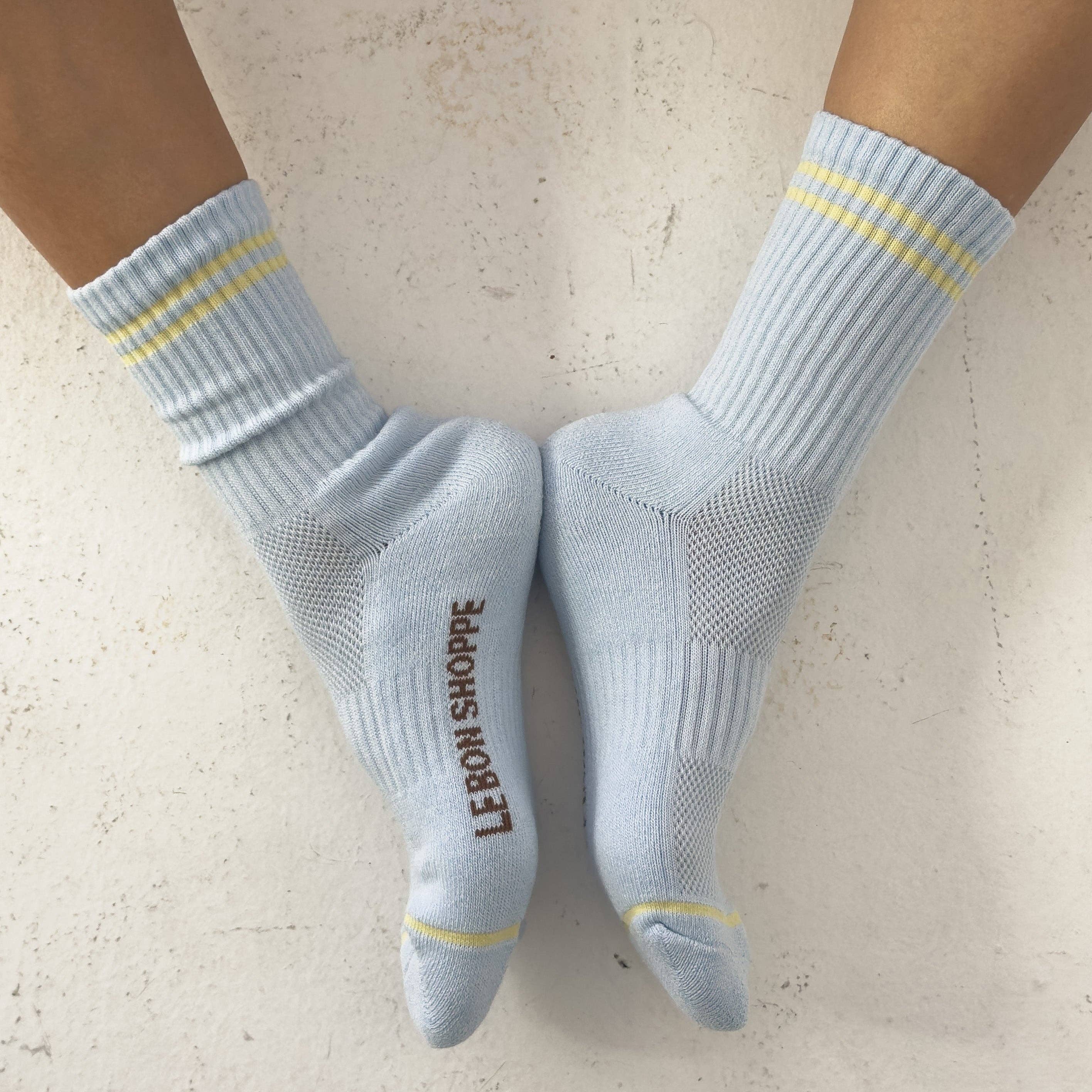 Boyfriend Socks (wholesale): Vintage Pink by Le Bon Shoppe