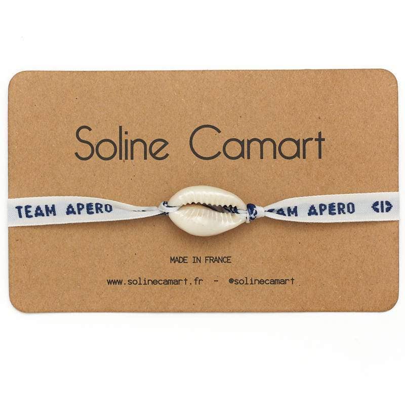 Bracelet : Team Apéro with Natural Shell by Soline Camart