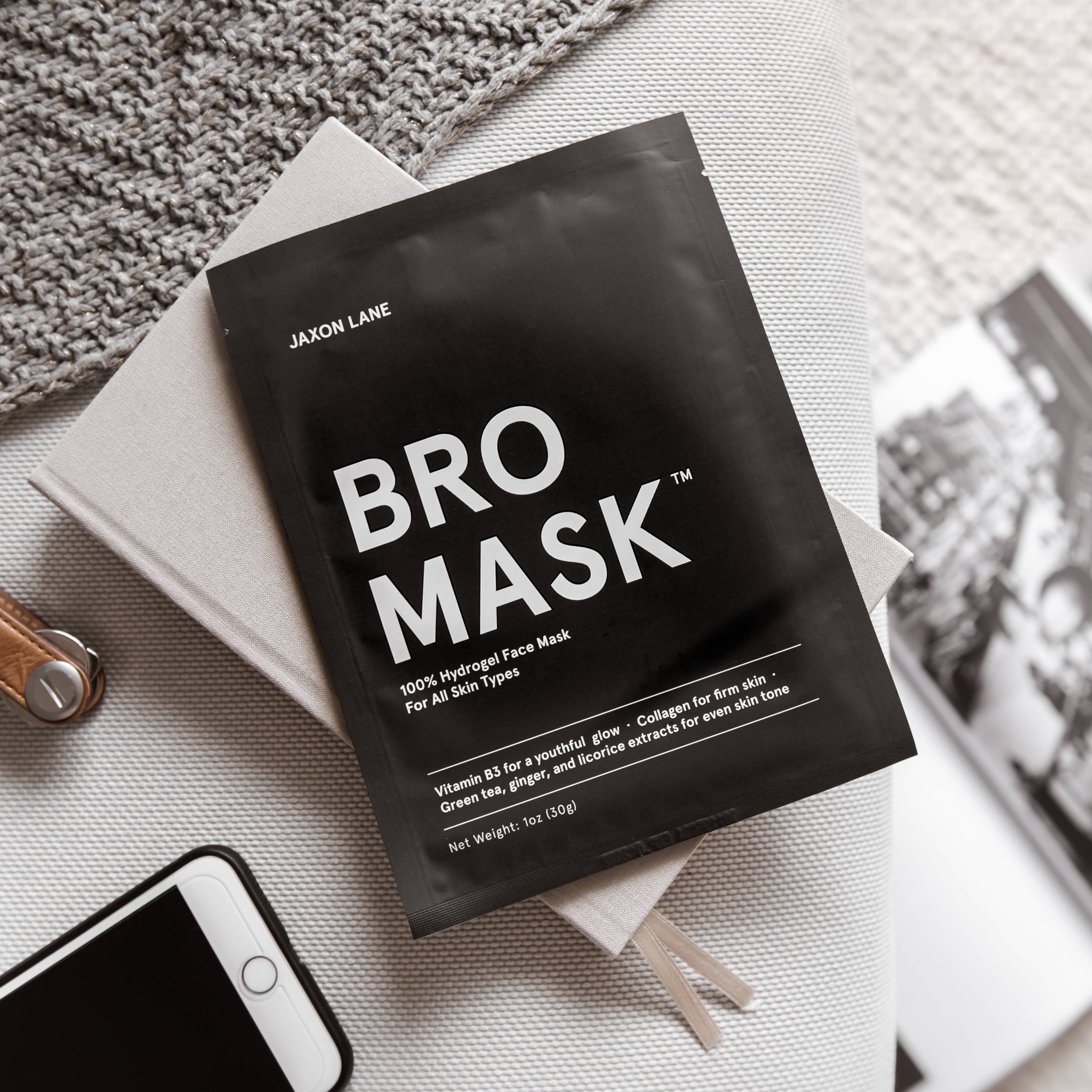 BRO MASK Hydrogel Face Mask (Box of 4) by JAXON LANE