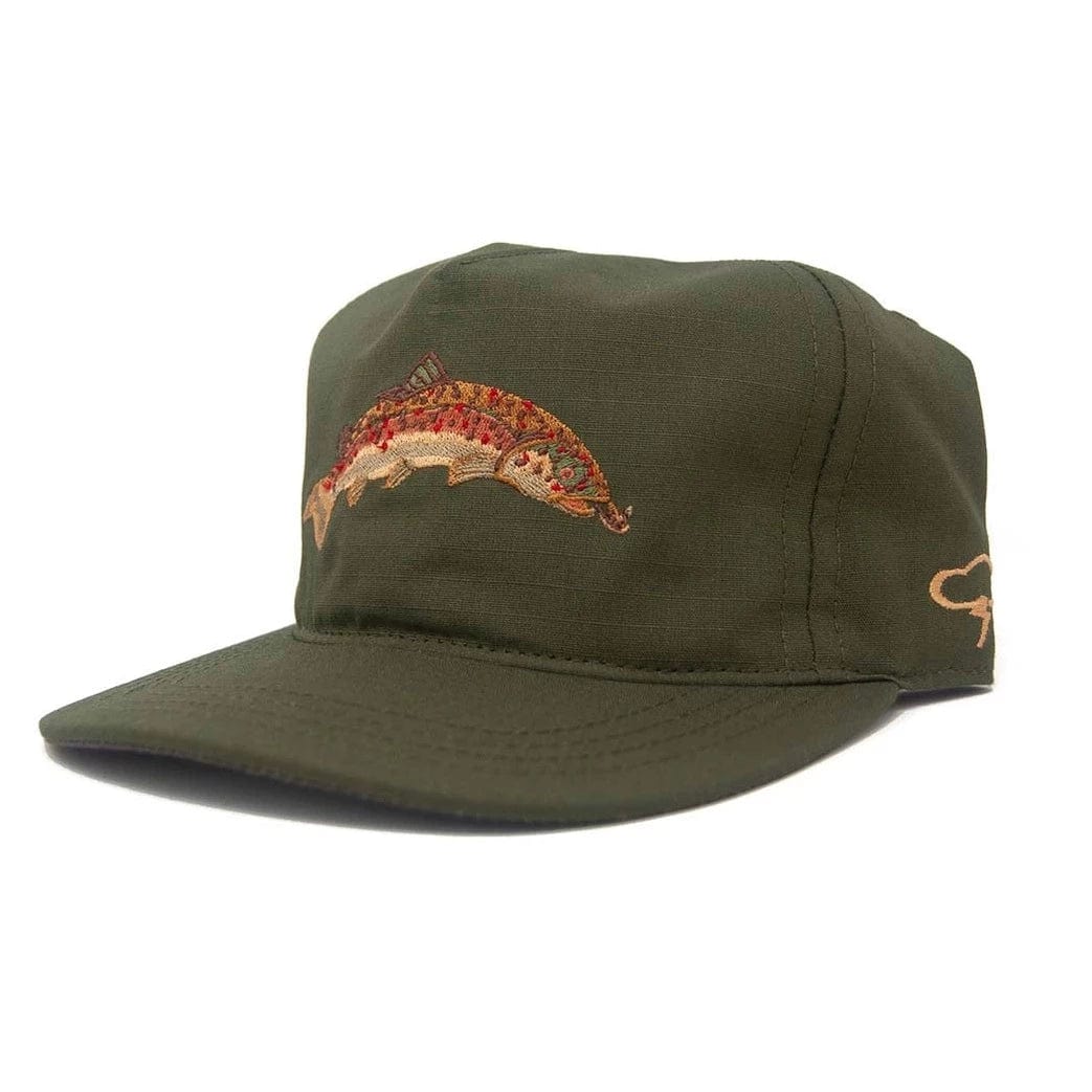 Brown Trout II - Strapback Trucker Style Cap For Him by The Ampal Creative
