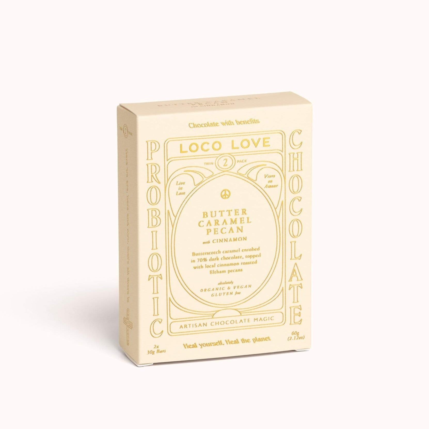 butter caramel pecan chocolate Twin Pack by Loco Love