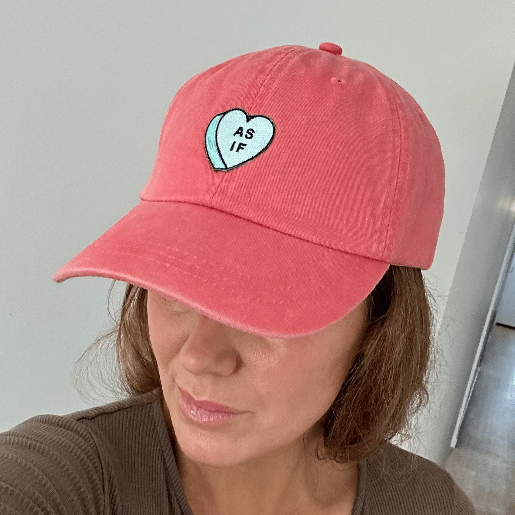 Candy Heart Patch Baseball Hat - As If by Wildflower + Co.