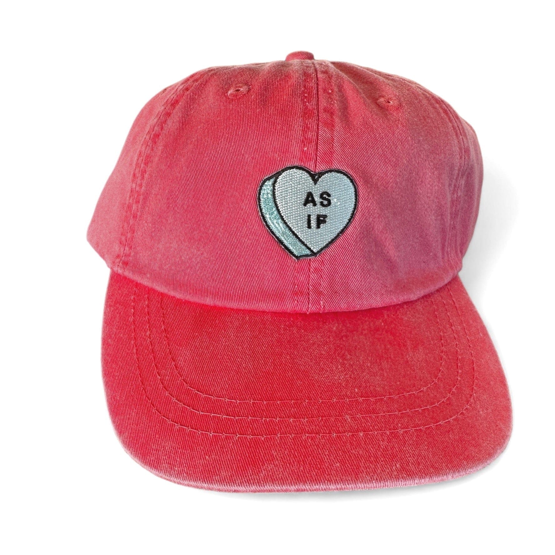 Candy Heart Patch Baseball Hat - As If by Wildflower + Co.