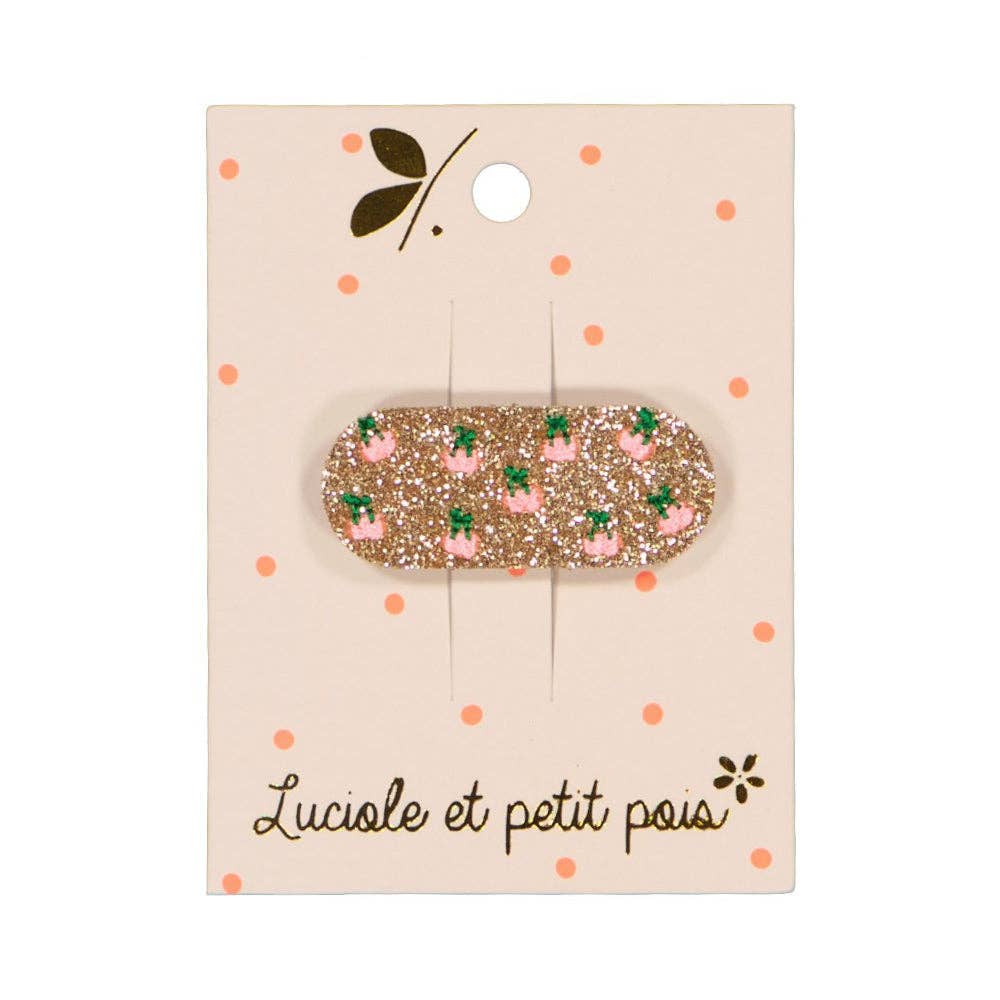 Cherry Hair Clip - Pink by Luciole et Petit Pois