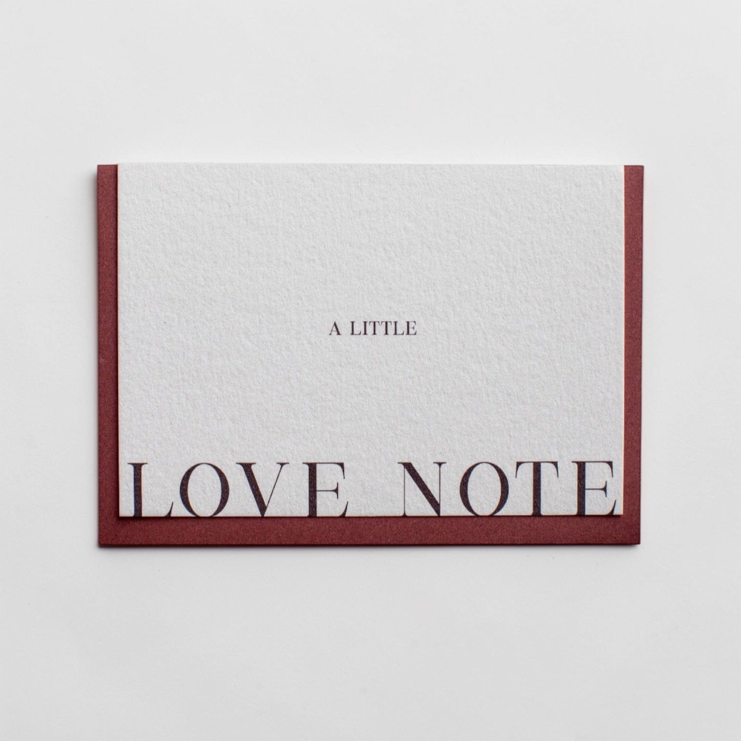 Clare Bernadette Greeting Cards - Handmade in Australia Love Note by Clare Bernadette