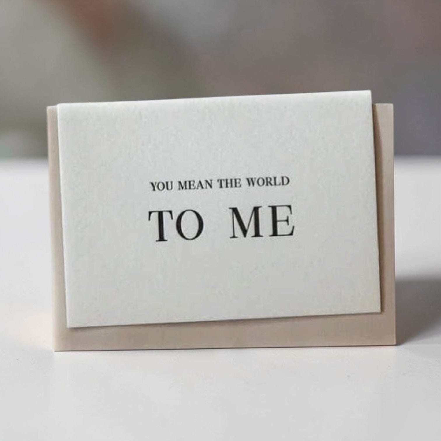 Clare Bernadette Greeting Cards - Handmade in Australia The world to me by Clare Bernadette