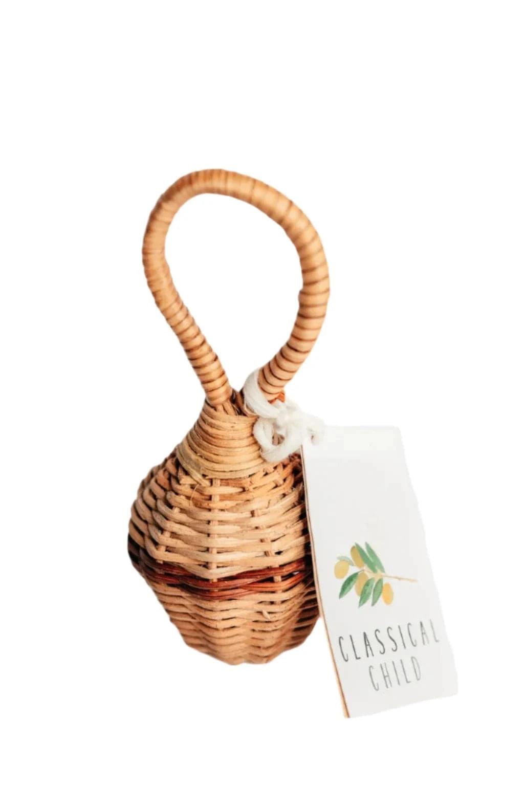 Classic Rattan Baby Rattle by Classical Child