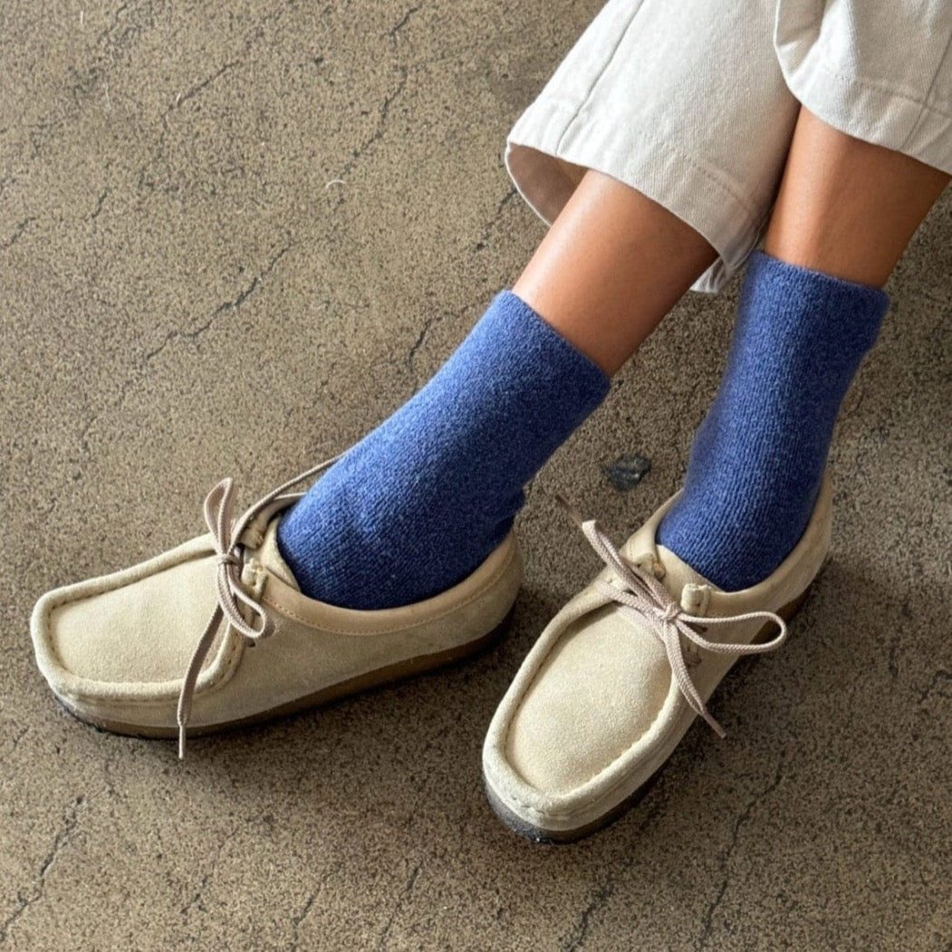 cloud socks - 4 colours BIJOU BLUE by Le Bon Shoppe