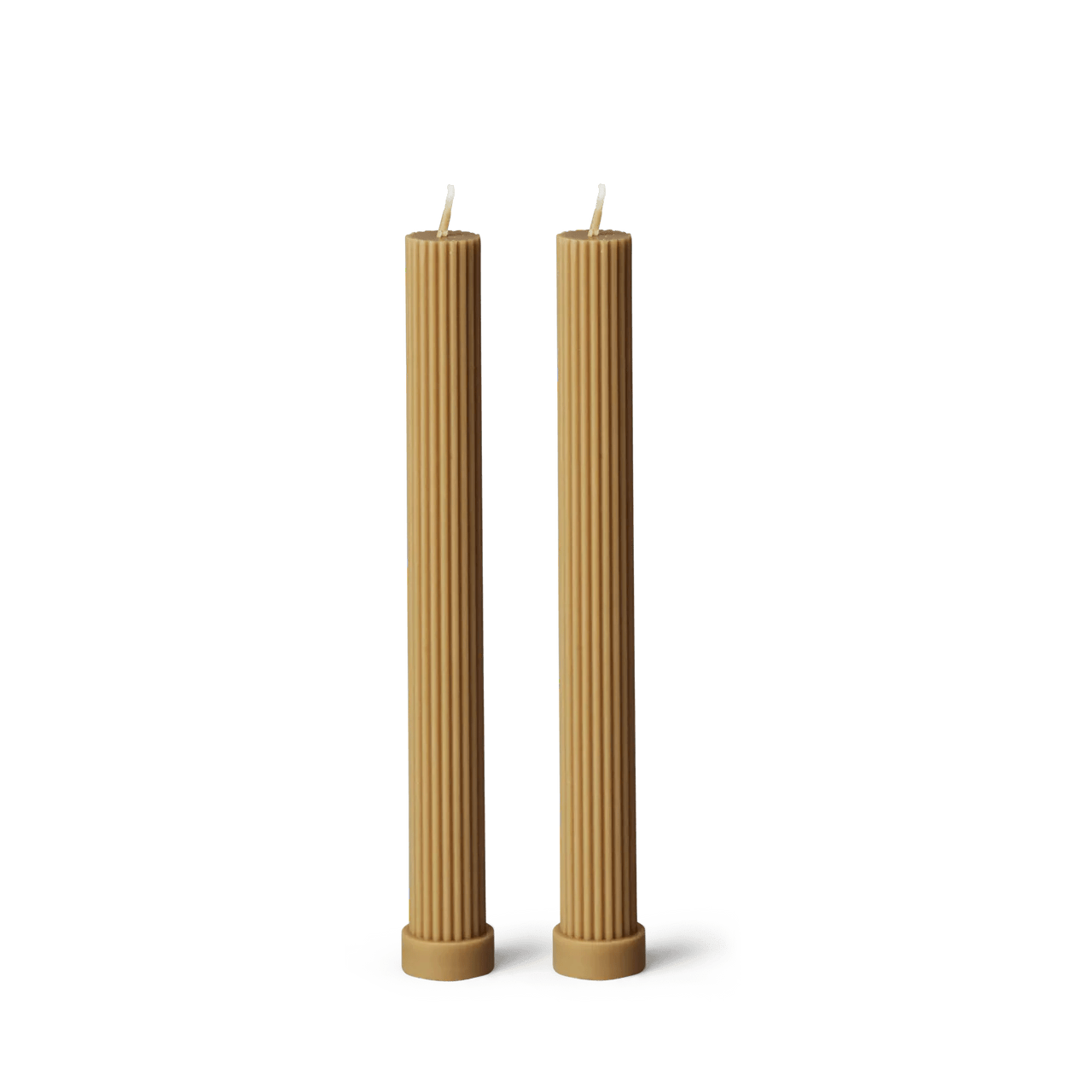 Column Pillar Candle Duo / Honey by Black Blaze