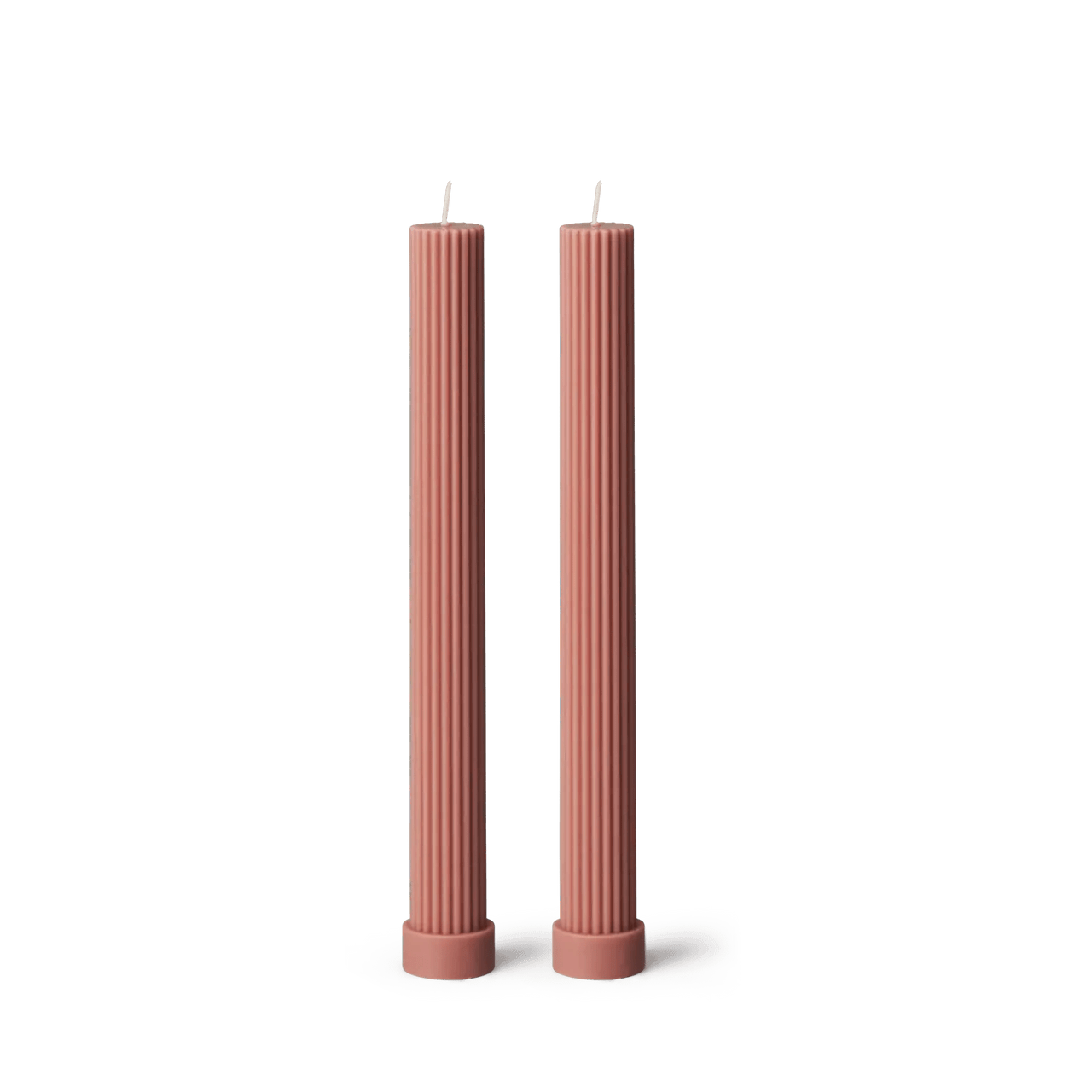 Column Pillar Candle Duo / Peach by Black Blaze