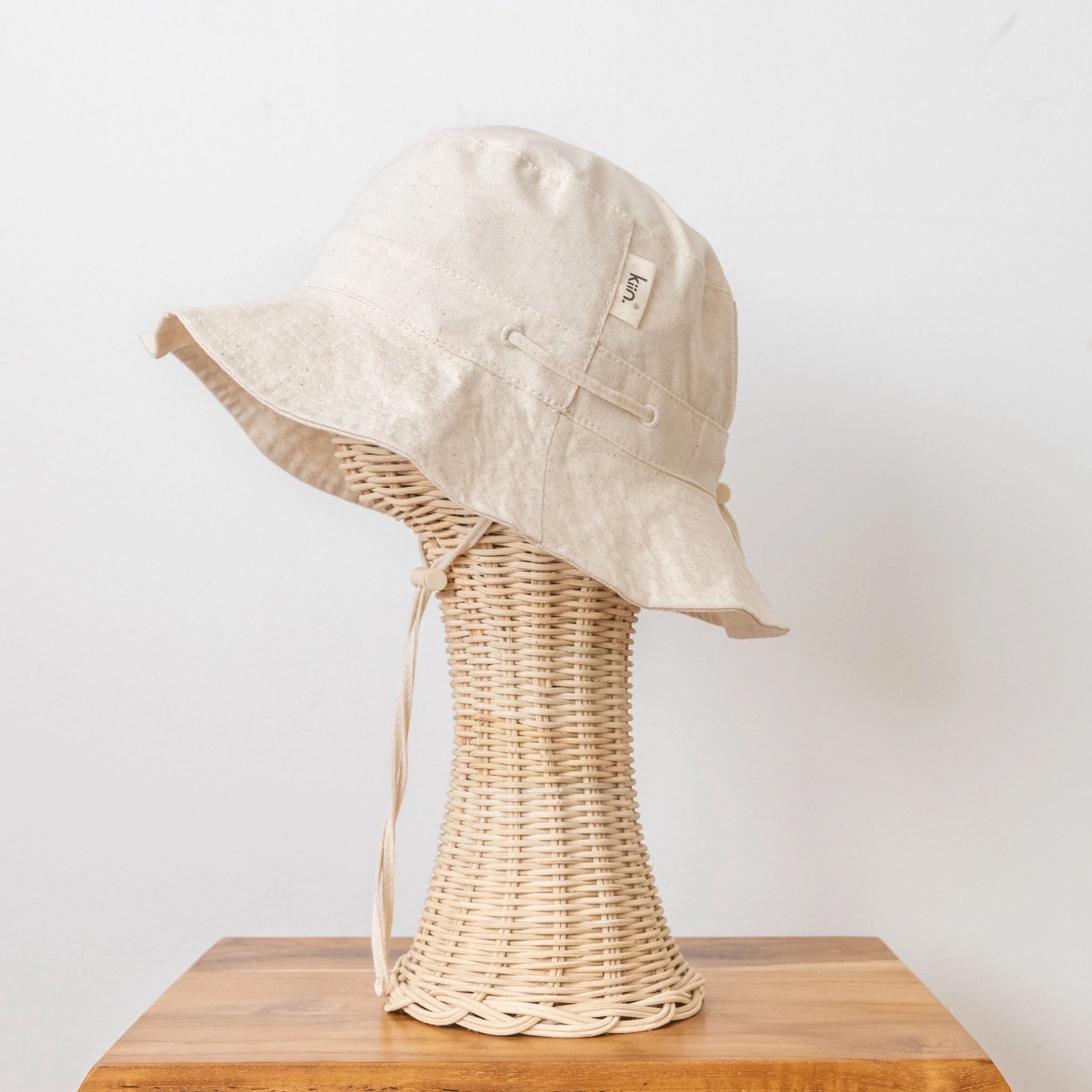cotton sun hat - baby Oatmeal by Kiin