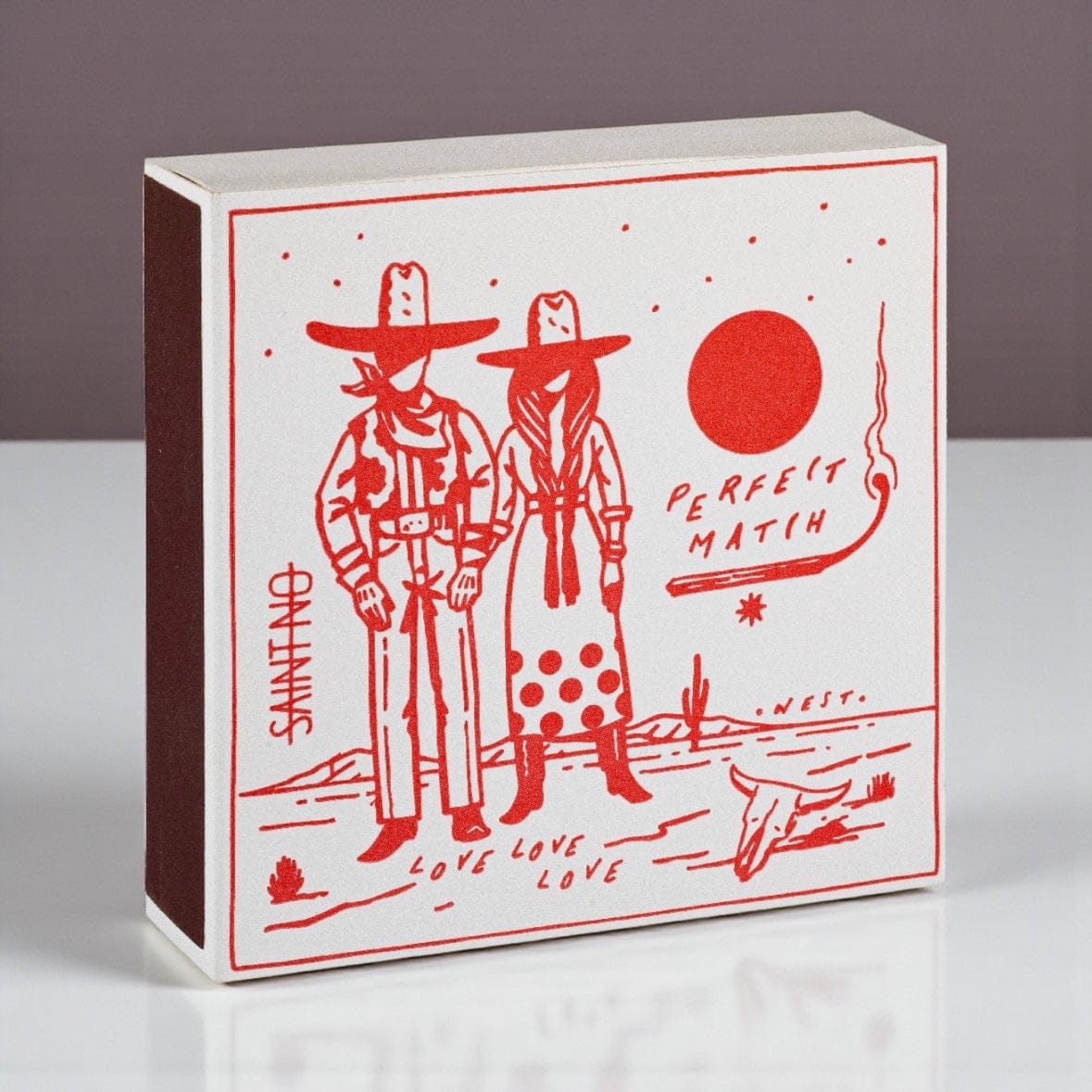 Cowboy Perfect Match | Square Matchboxes by Archivist Gallery | Australia
