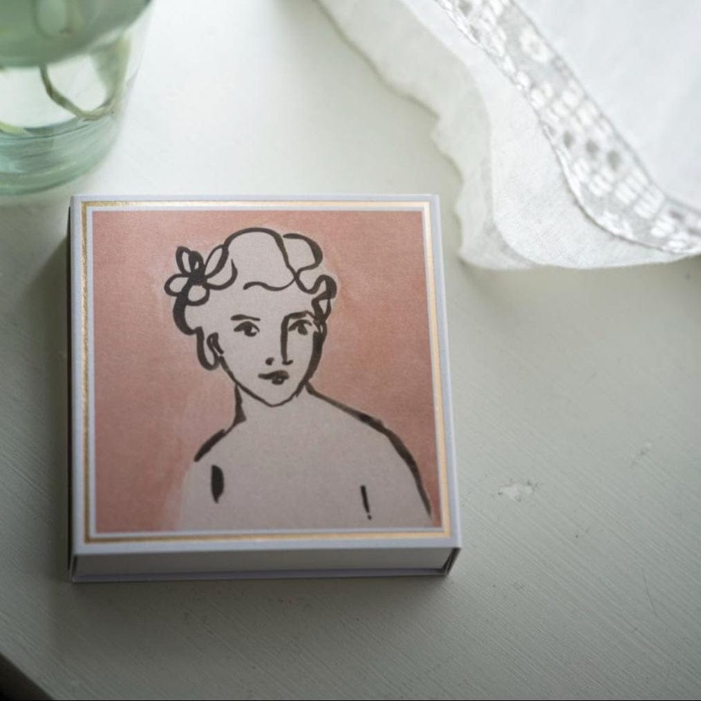 Divine Matches by Archivist Gallery x Wanderlust Paper Co.  Square Matchbox by Archivist Gallery