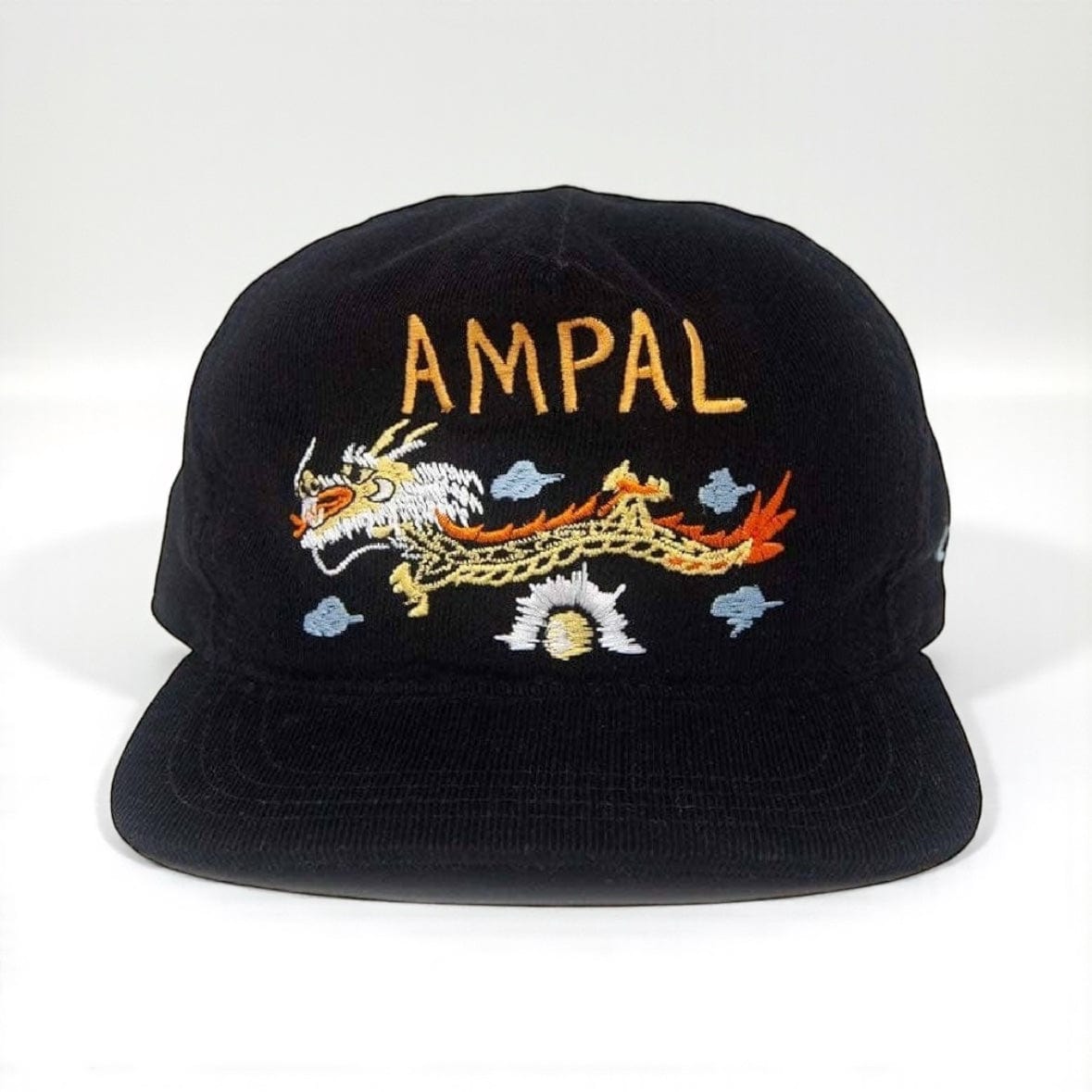 DRAGON Souvenir Snapback by Ampal Creative - Black Corduroy by The Ampal Creative