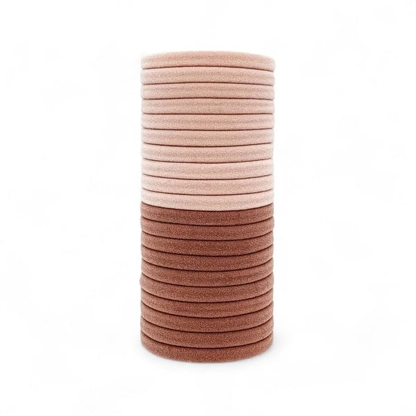 Eco-Friendly Nylon Elastics 20pc set - Blush by KITSCH