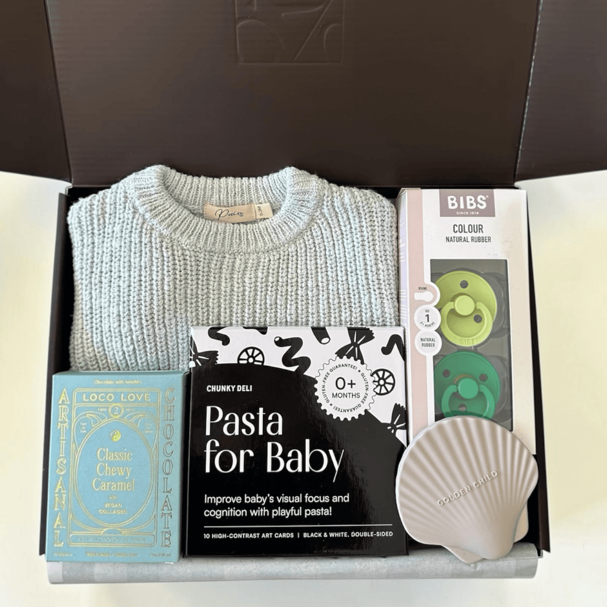 First Chapters – Blue New Baby Gift Box by Claya