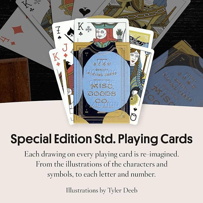 Full Color Playing Cards | Unique Illustration and Symbols by Misc Goods Co.