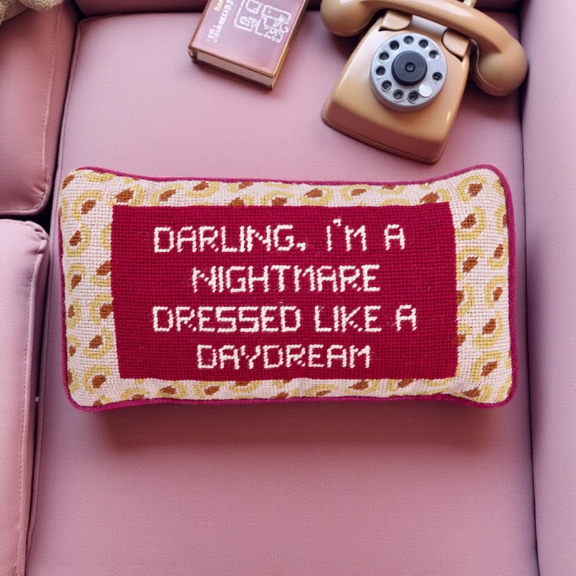 Furbish Studio Dressed Like A Daydream Needlepoint Pillow by Furbish Studio