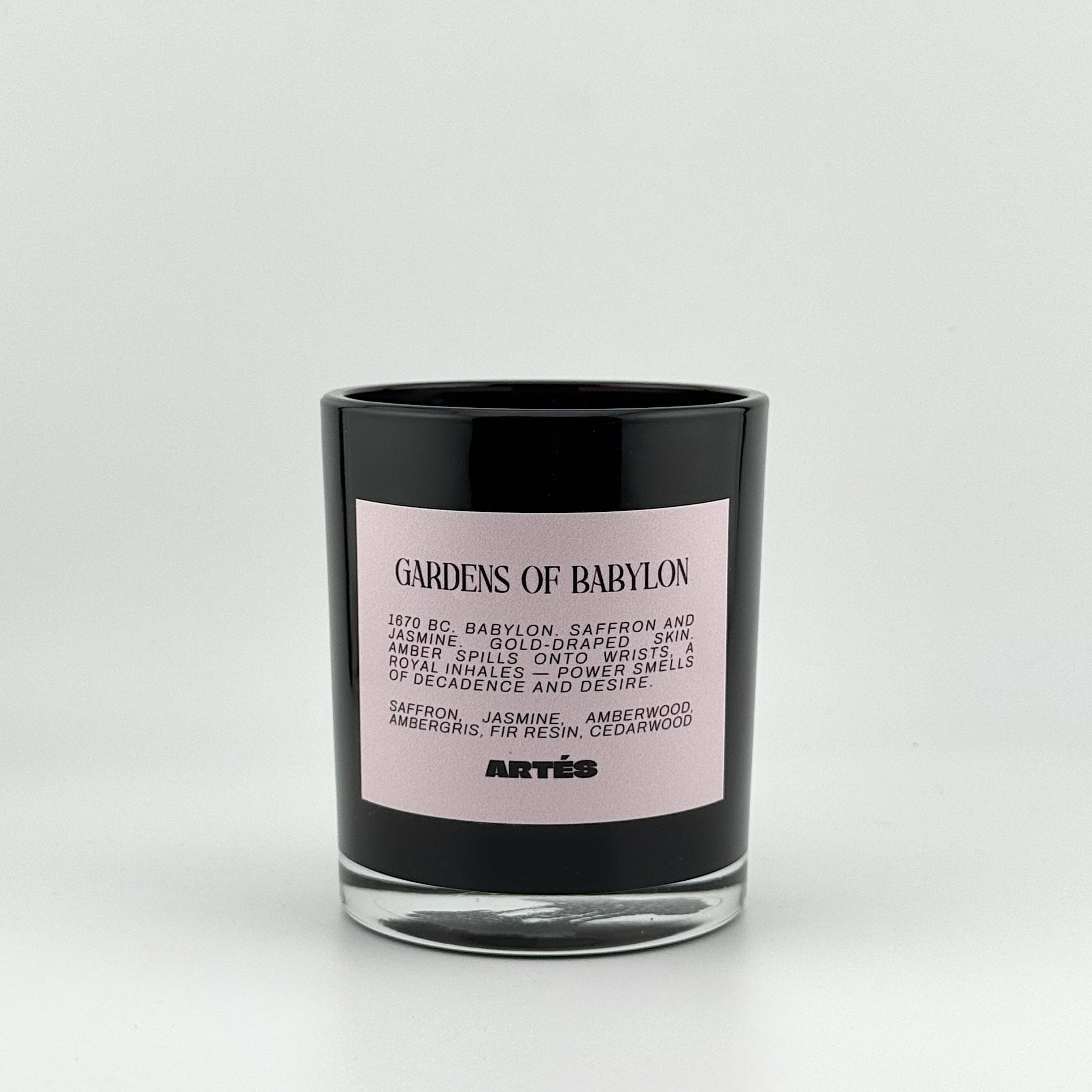 GARDENS OF BABYLON Scented Soy Candle 280G · 60 hours of burn by ARTES