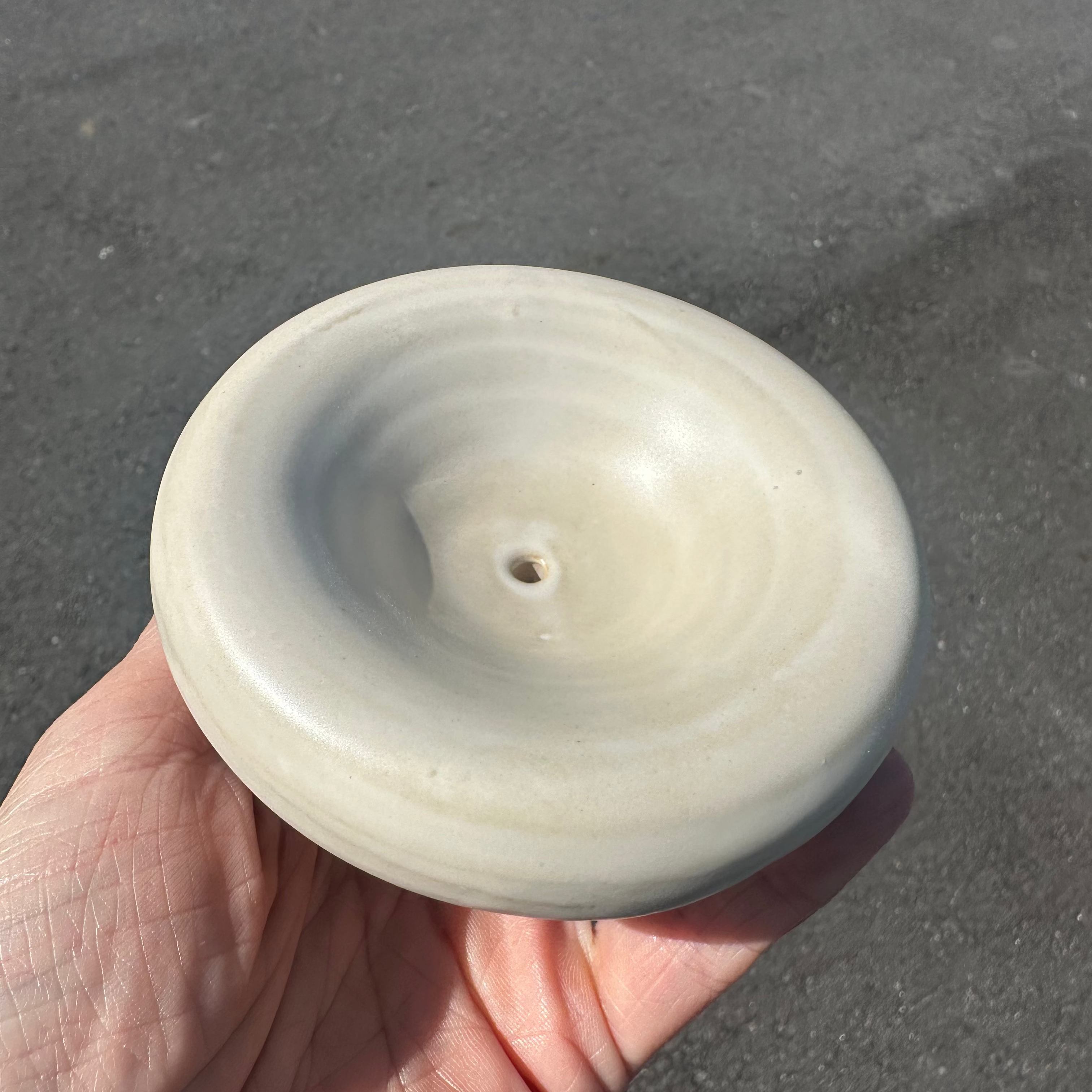 Gentle Habits The Vessel Incense Holder - Cream Ceramic by Gentle Habits