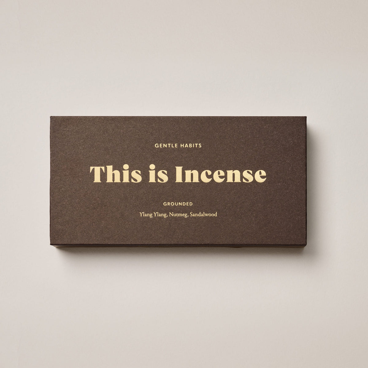 Gentle Habits This Is Incense GROUNDED by Gentle Habits