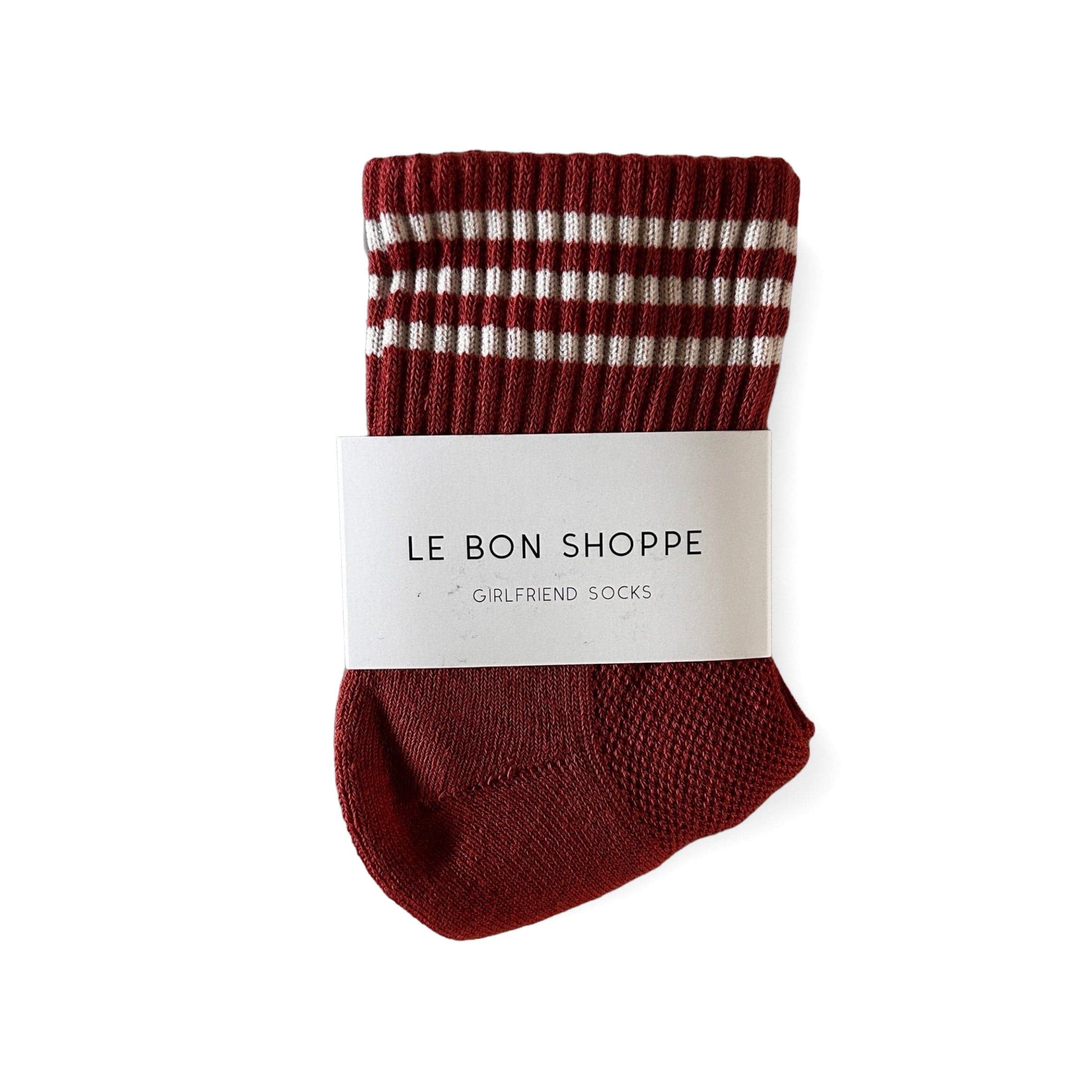Girlfriend Socks for Her in 12Colours Terracotta by Le Bon Shoppe