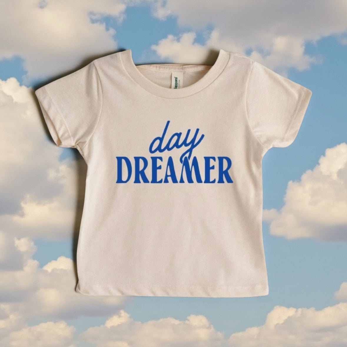 Gladfolk Daydreamer Modern Cream Organic Kids Tee by Gladfolk