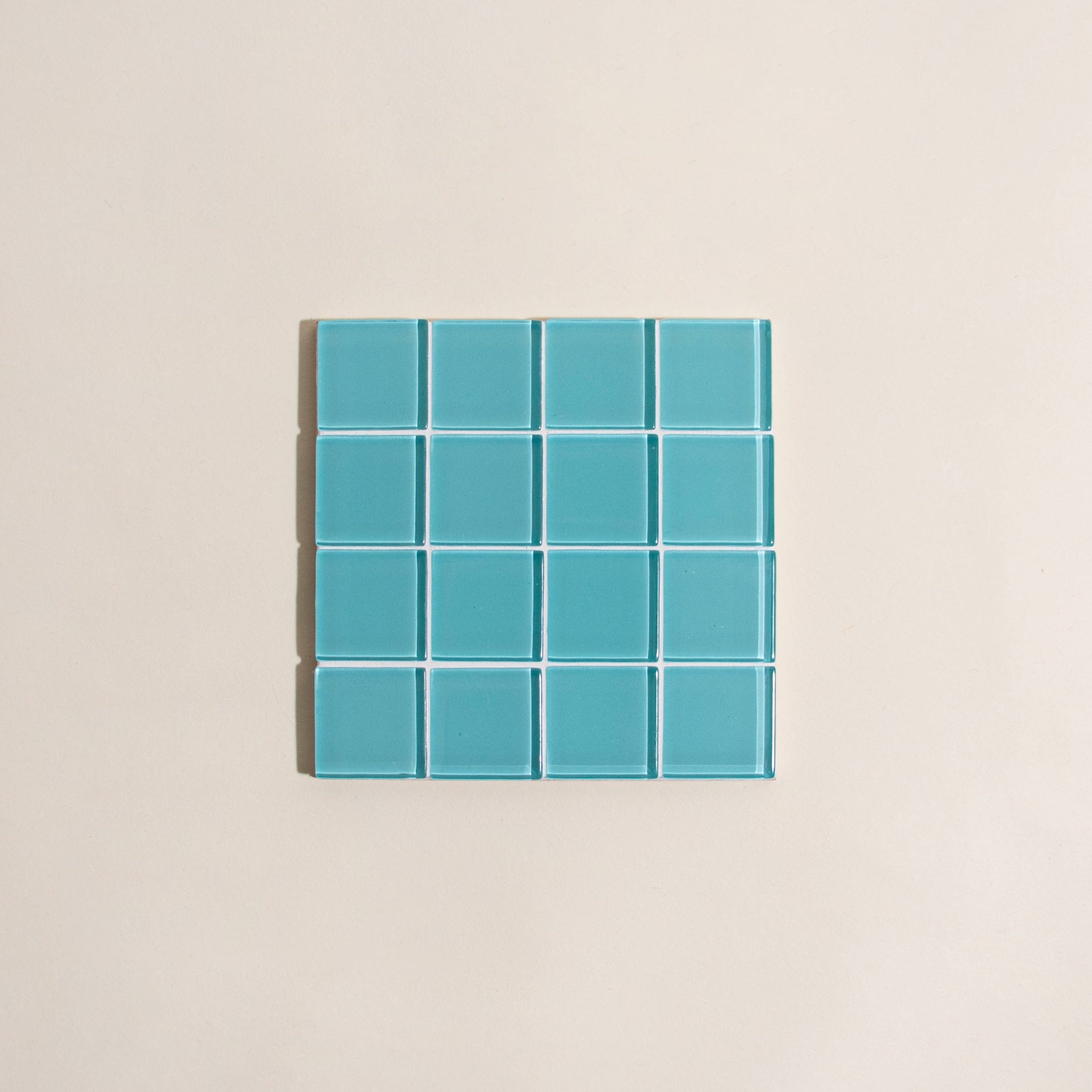 GLASS TILE COASTER - Breakfast at Tiffany's by Subtle Art Studios