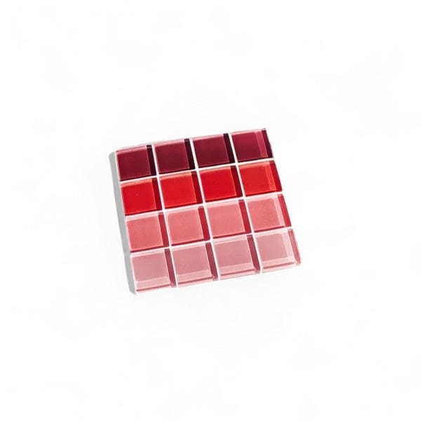 Glass Tile Coaster - Ombre - Blush by Subtle Art Studios