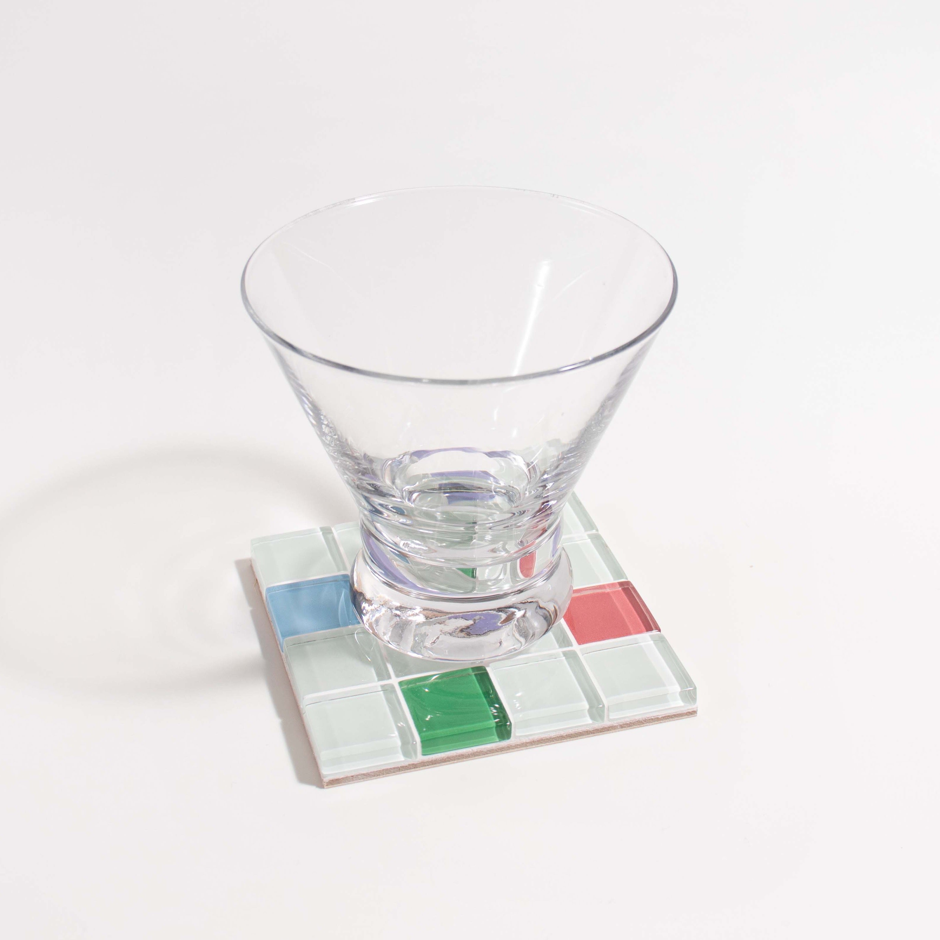 GLASS TILE COASTER - Randomness - Option 4 by Subtle Art Studios