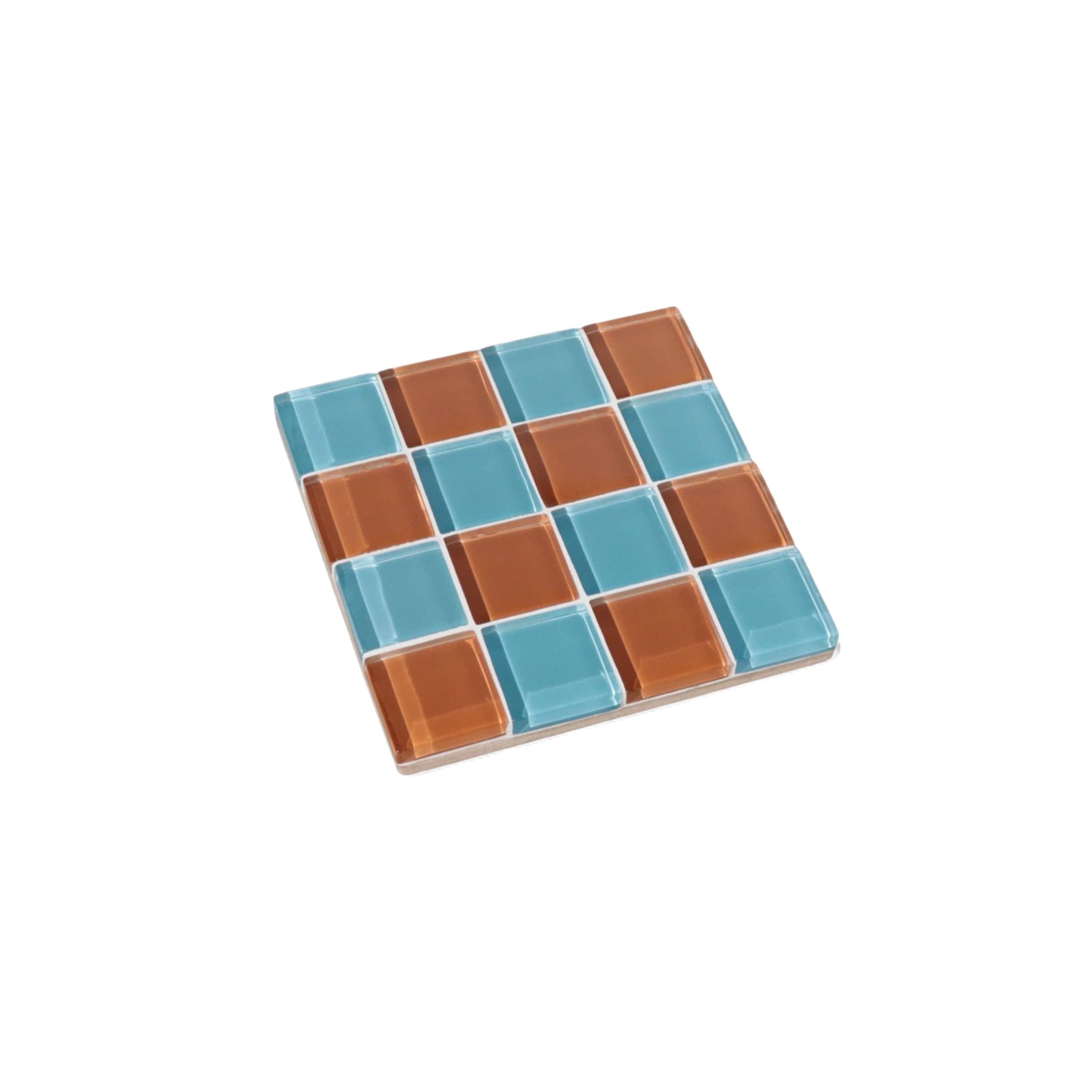 Glass Tile Coaster - The Retro by Subtle Art Studios