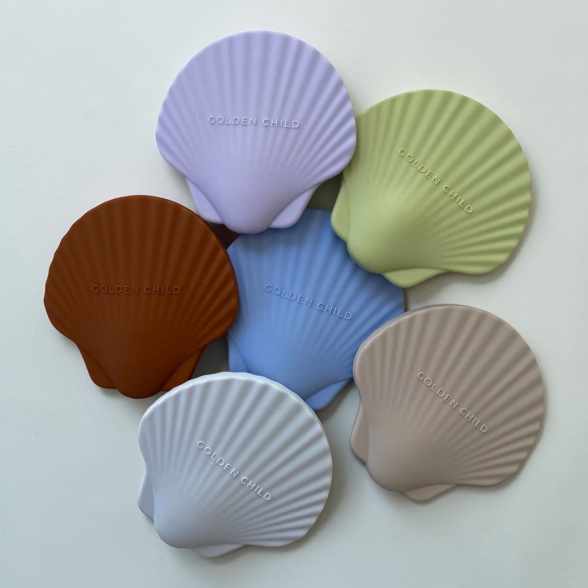 Golden Child Seashell Silicone Baby Teether – 100% BPA Free by Golden Child