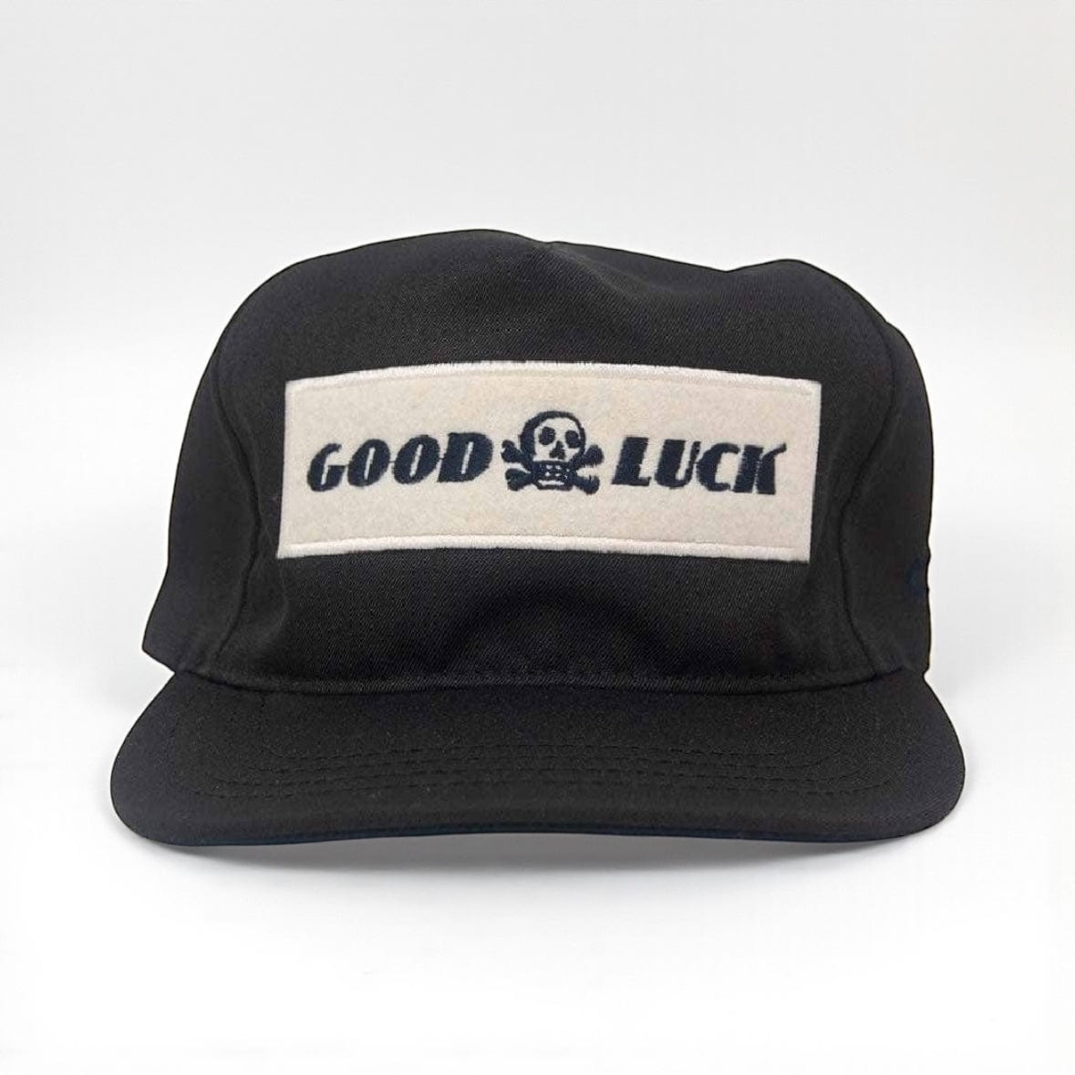 GOOD LUCK Snapback by Ampal Creative - Black by The Ampal Creative