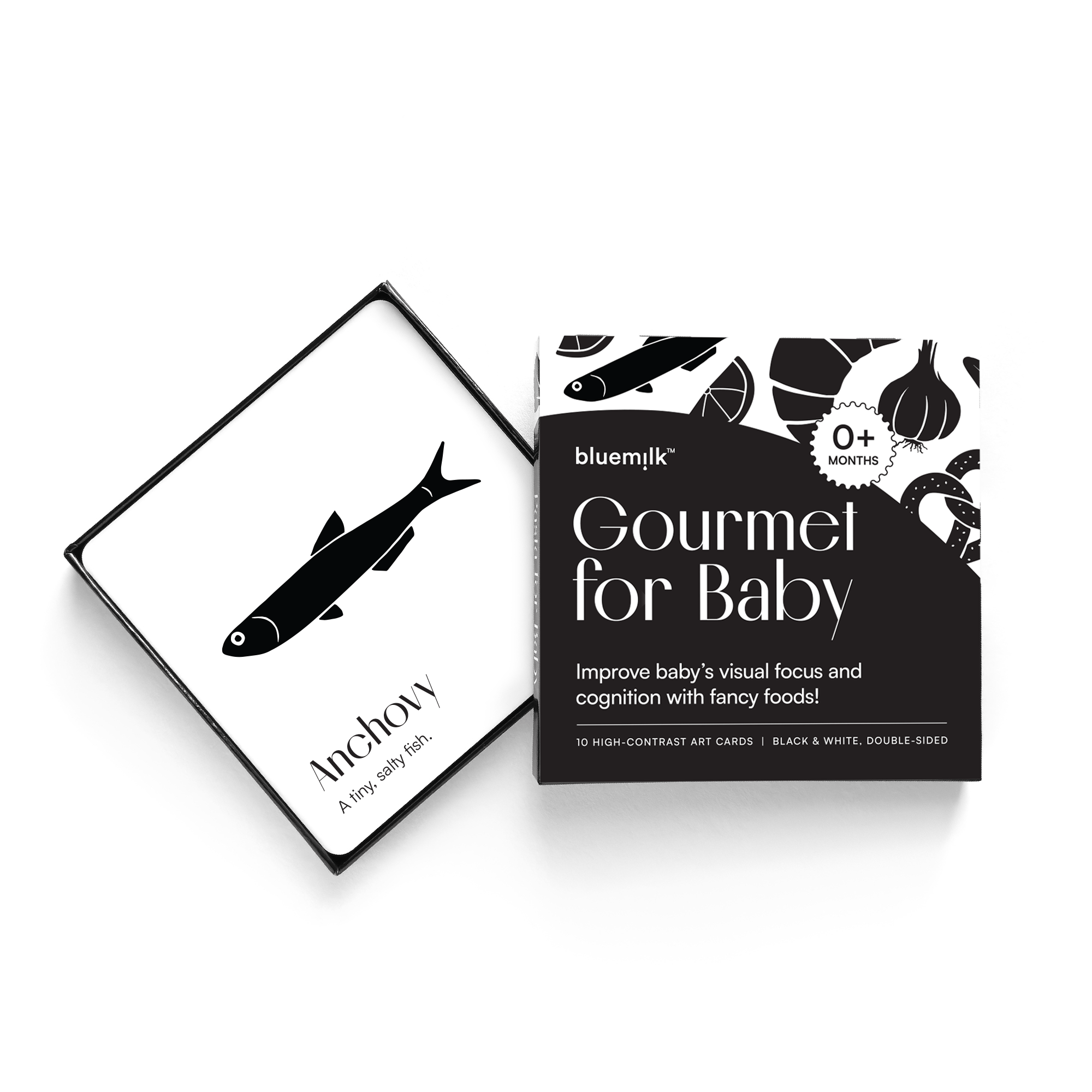 Gourmet for Baby High Contrast Art Cards by Chunky Deli