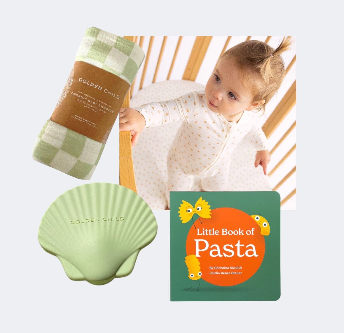 Green Days - Baby Gift Box by Claya