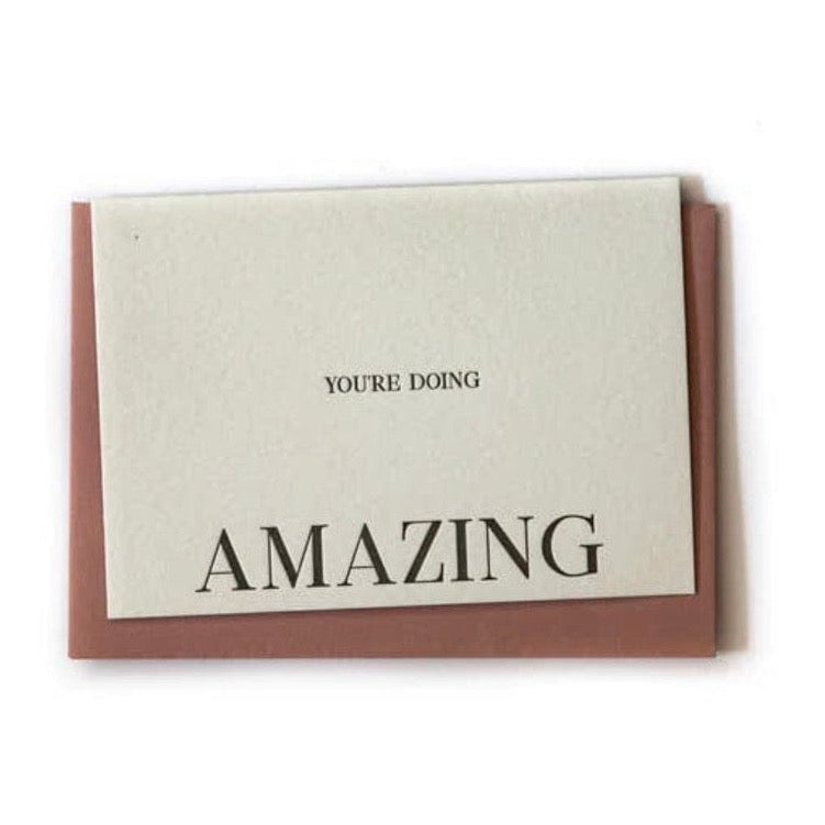 greeting cards You're Doing Amazing by Clare Bernadette