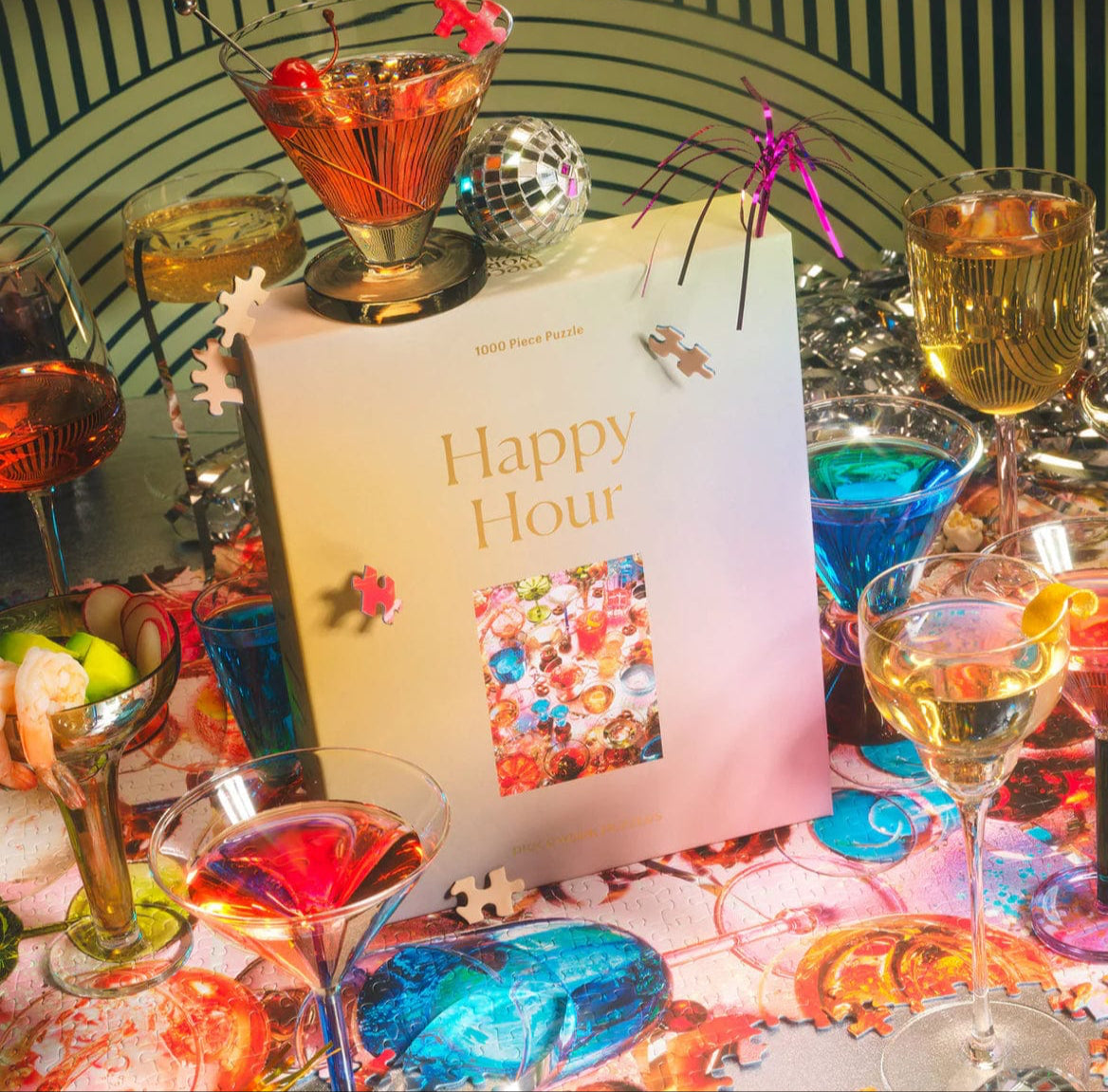 Happy Hour - 1000 Piece Puzzle by Piecework Puzzles