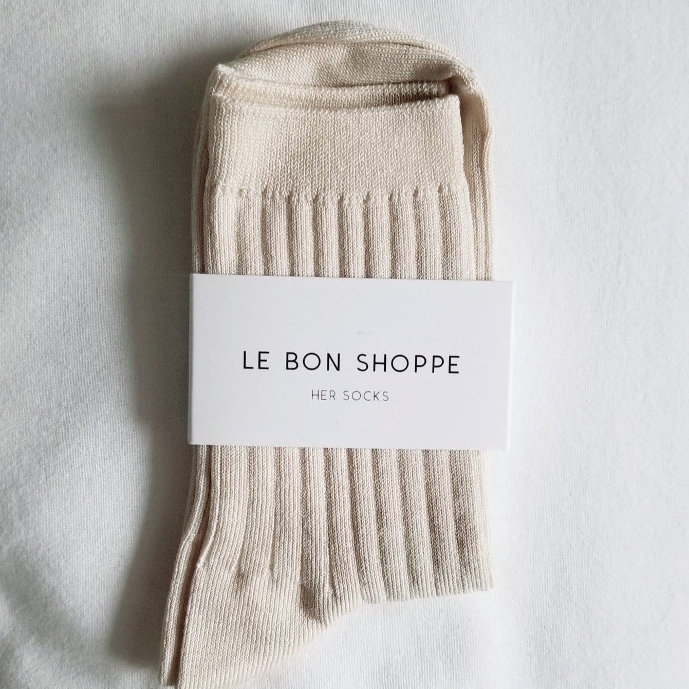 her socks - 7 colours PORCELAIN by Le Bon Shoppe