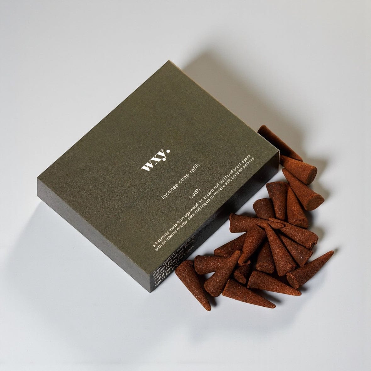 Incense Cone Refill Box of 20 - Obud + Santal + Roses + White Sage Obud by Wxy.