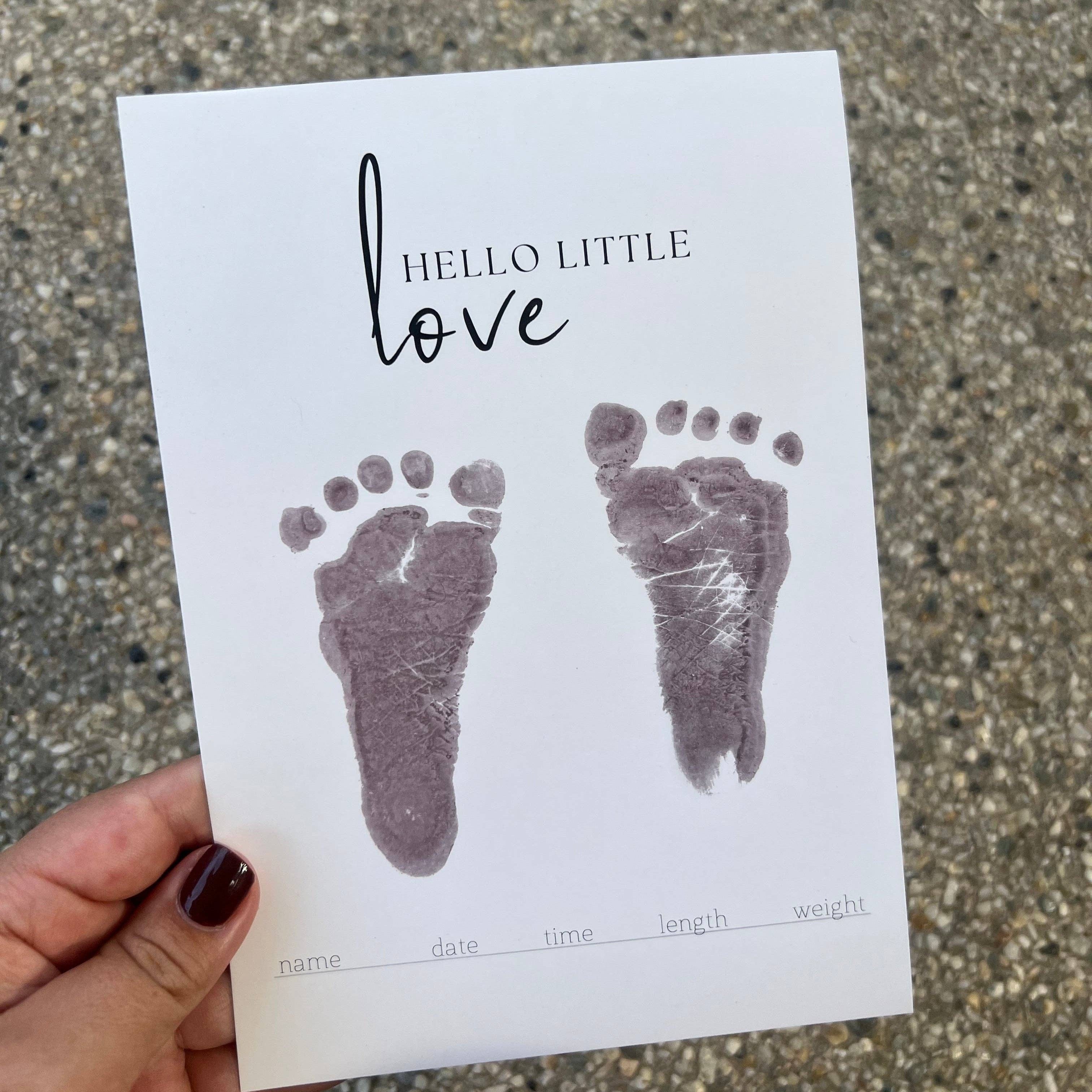 Inkless Baby Print Kit by La Luna Kids