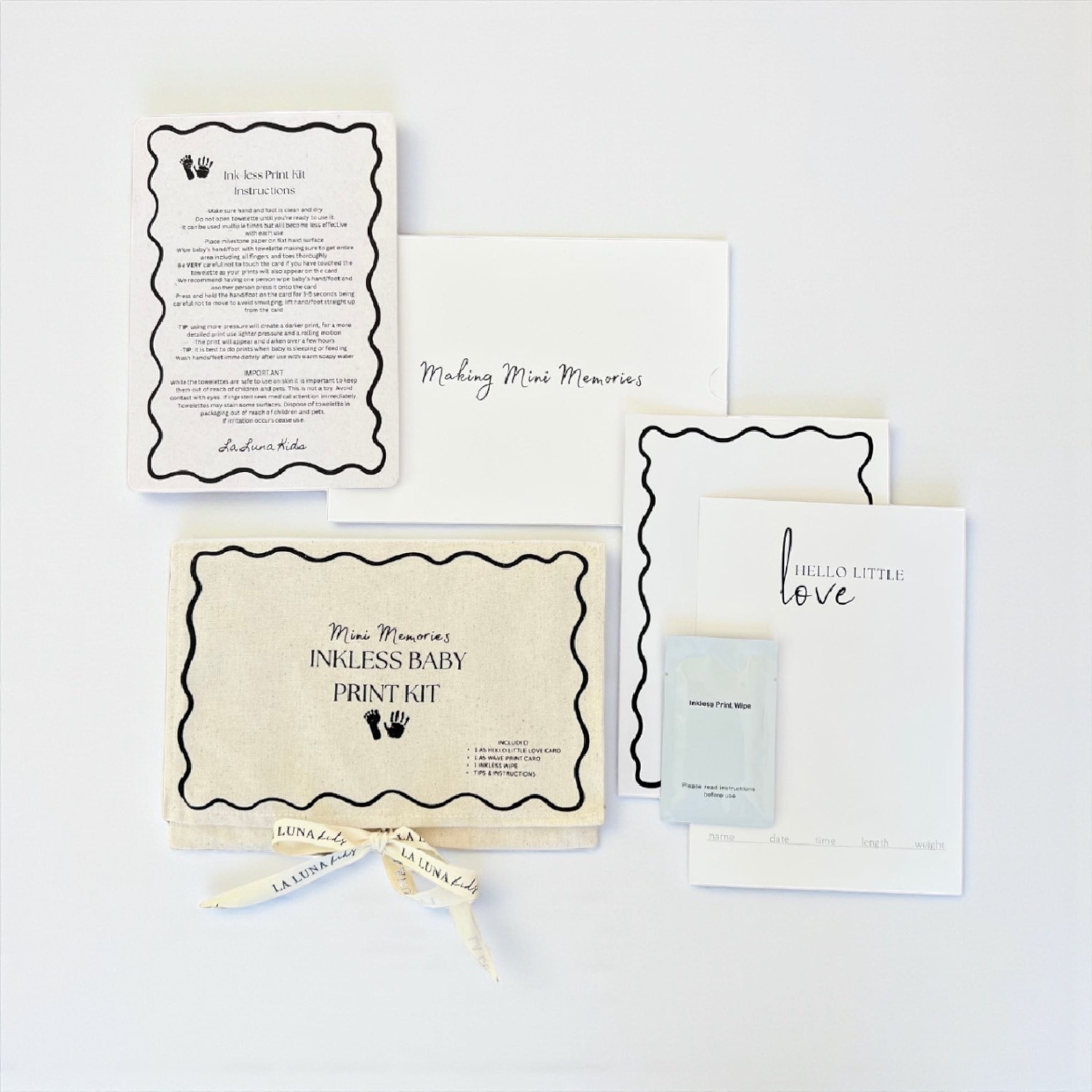 Inkless Baby Print Kit by La Luna Kids