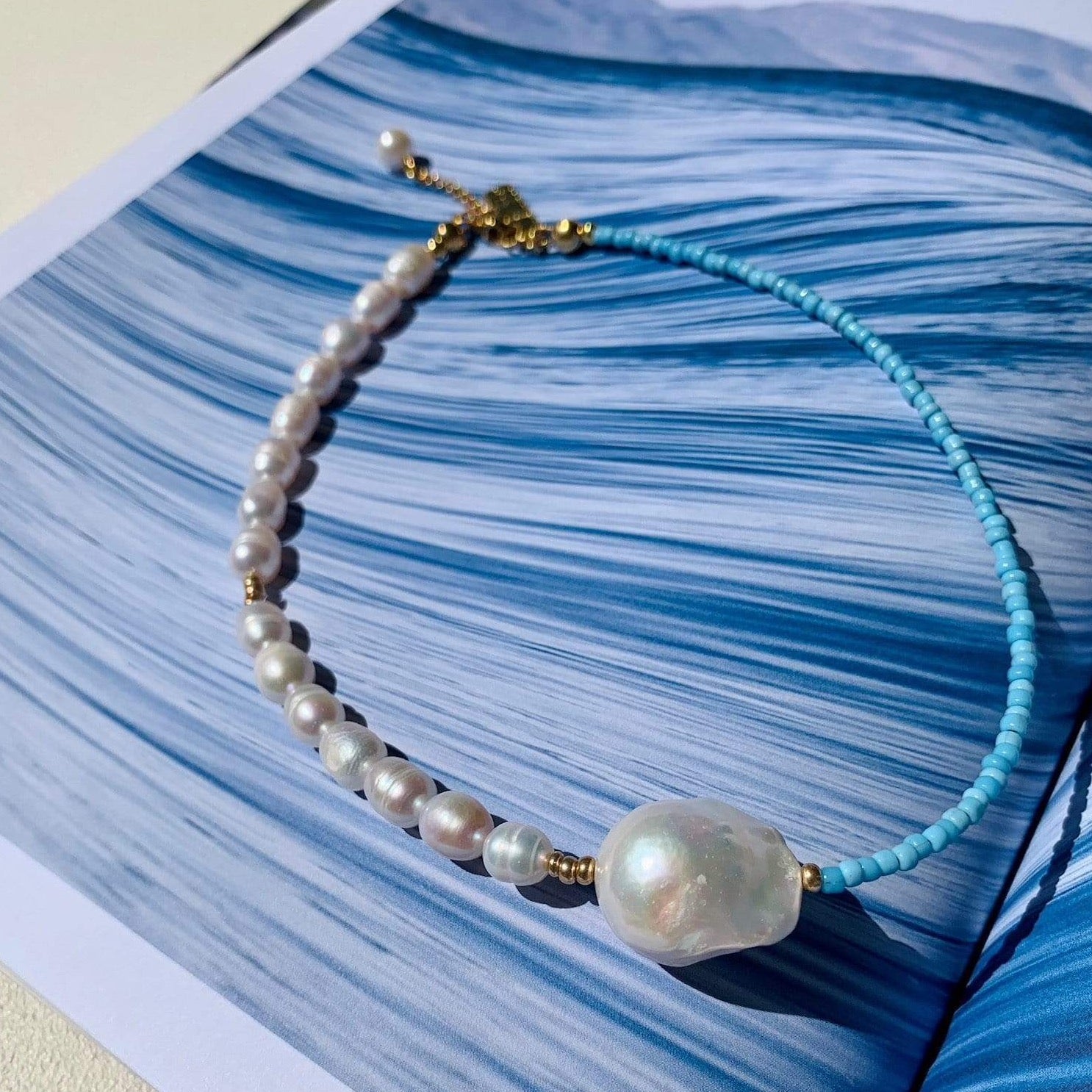 iris necklace. by Mathe Jewellery
